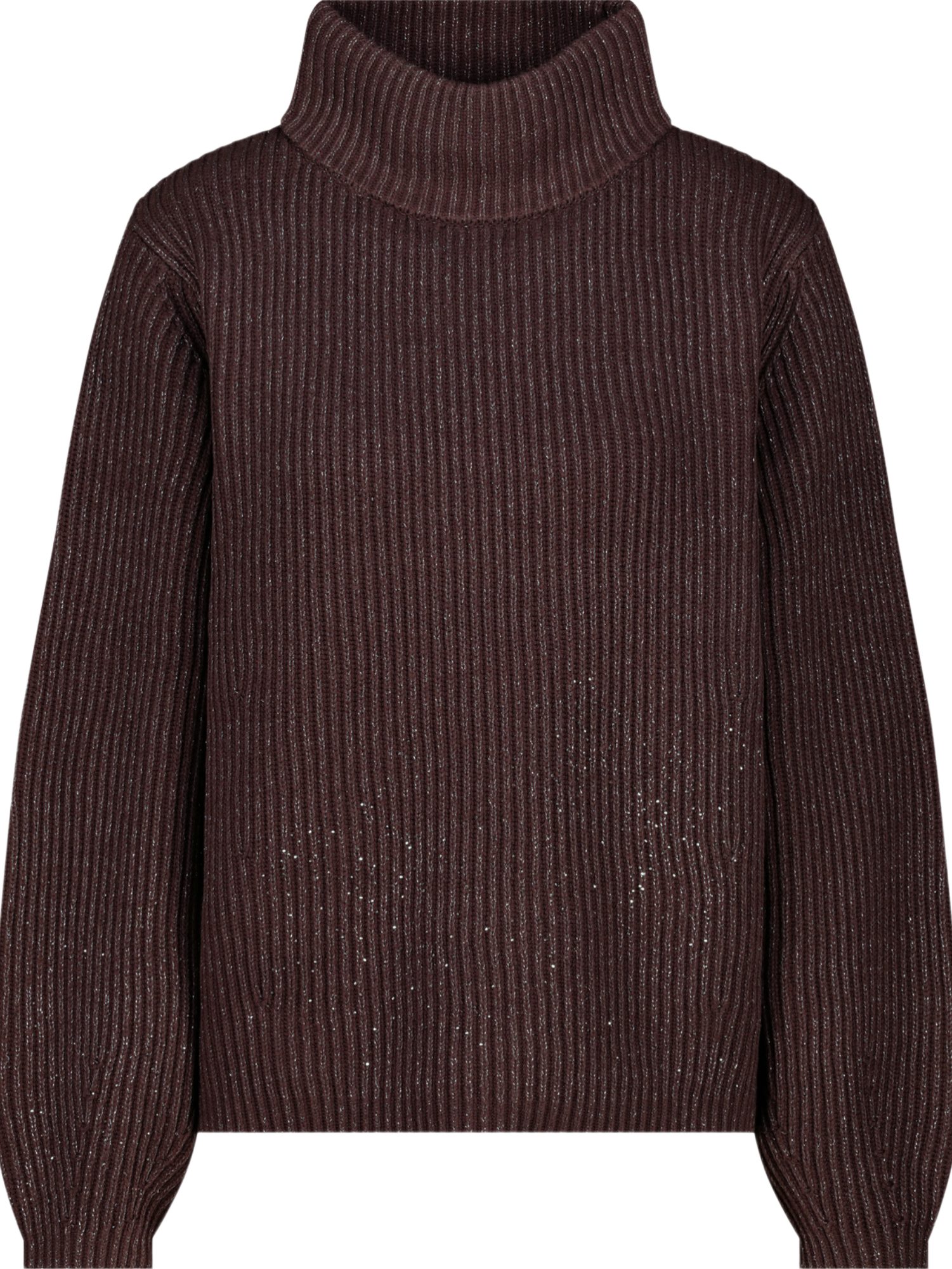 Monari Strickpullover braun,Casual,Baumwolle,Strukturiert,Rollkragen,Lang,Regular Fit