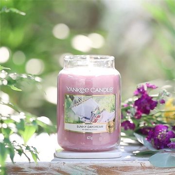 Yankee Candle Duftkerze Sunny Daydream, im Glas, 623 g, Duft nach Ylang Ylang, Bergamotte und Jasmin