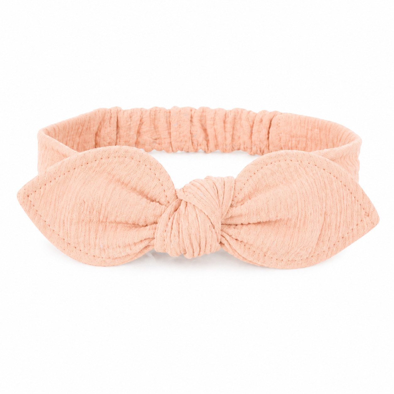 La Bortini Stirnband Baby Kopfband Kopfschmuck Hasenohren aus Musselin für Neugeborene (1 Stück, Farbe nach Wahl, für Mädchen, in verschiedenen Größen vorrätig) aus Baumwolle, ab 0 Mon, 33 bis 54cm Kopfumfang