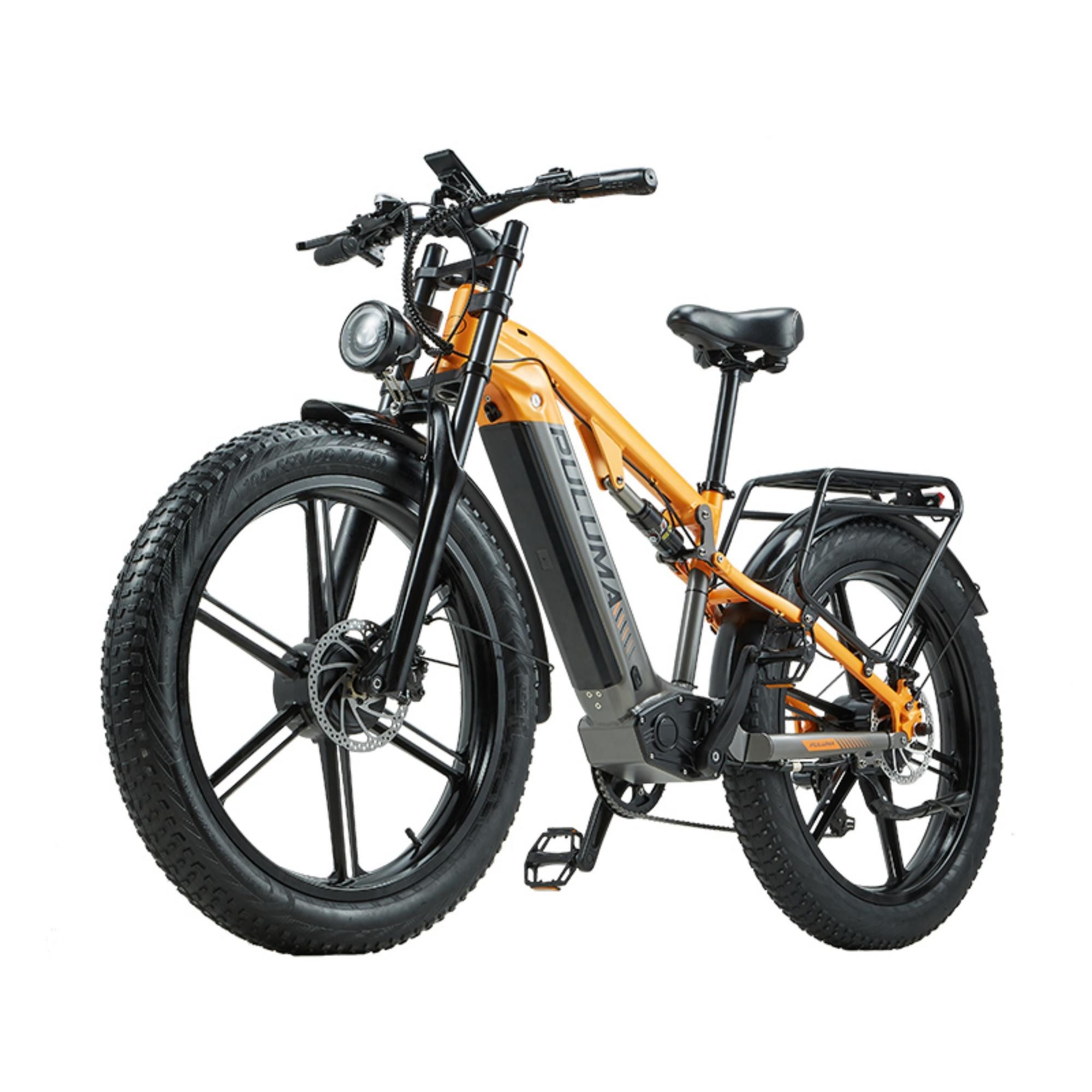PixelPilot E-Bike Mountainbike 26x4.0 CST Fatbike 16Ah Akku, Shimano 7-Gang Hydraulikbremsen, 7 Gang, Dualantrieb, 768 Wh, (Packung)