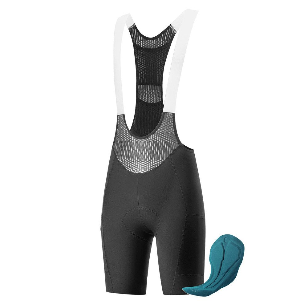 ROCKBROS Radhose Radträgerhose Radlerhose Sitzpolster (Spar-Set, 1-tlg) Sitzpolster, atmungsaktiv, Taschen, reflektierend