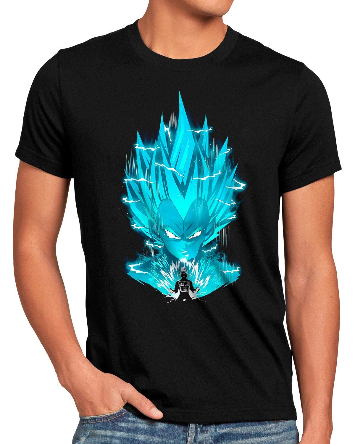 style3 Print-Shirt Herren T-Shirt Fusion Warrior super dragonball z gt songoku breakers the kakarot