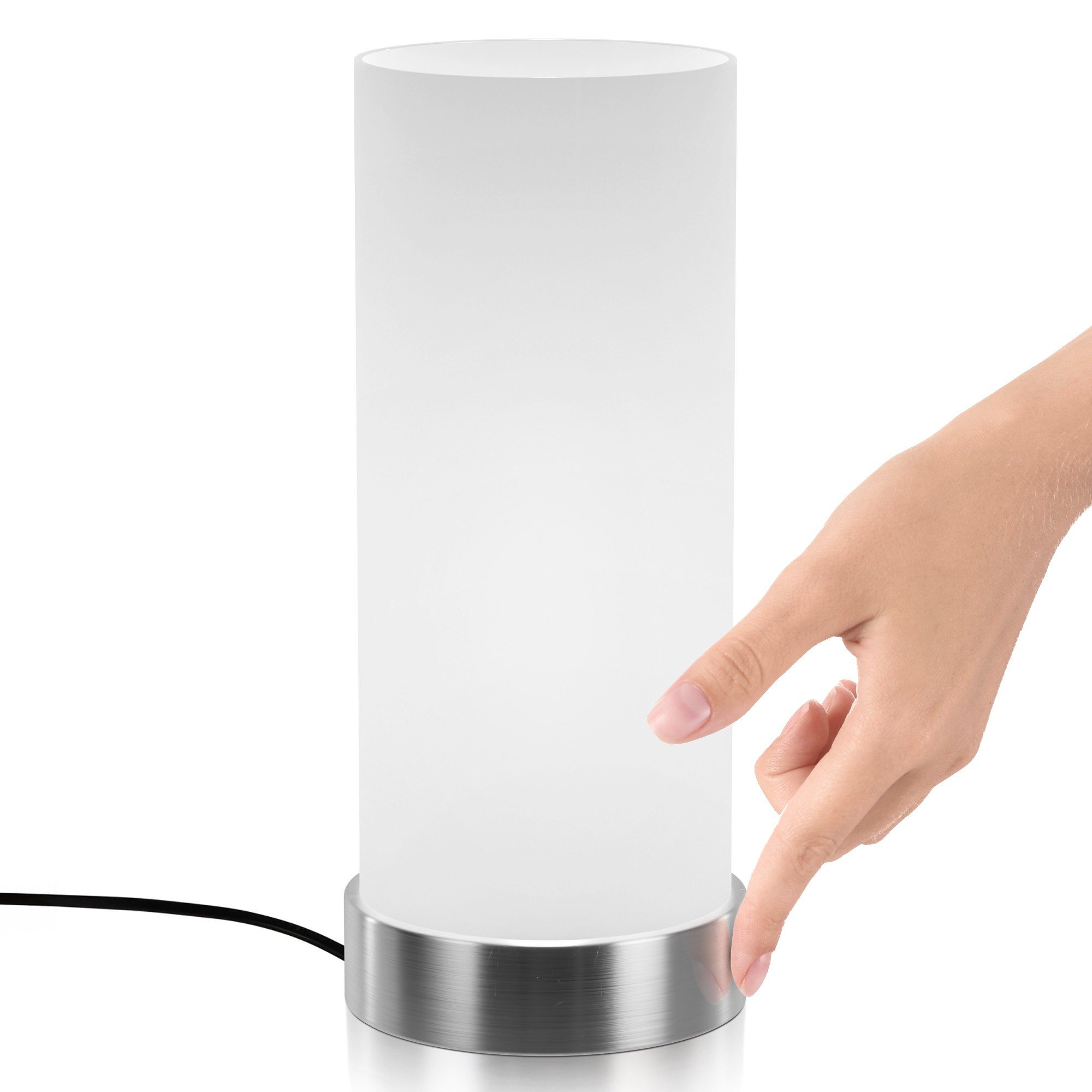 Jago Nachttischlampe Tischlampe mit Dimmer Touchfunktion günstig online kaufen