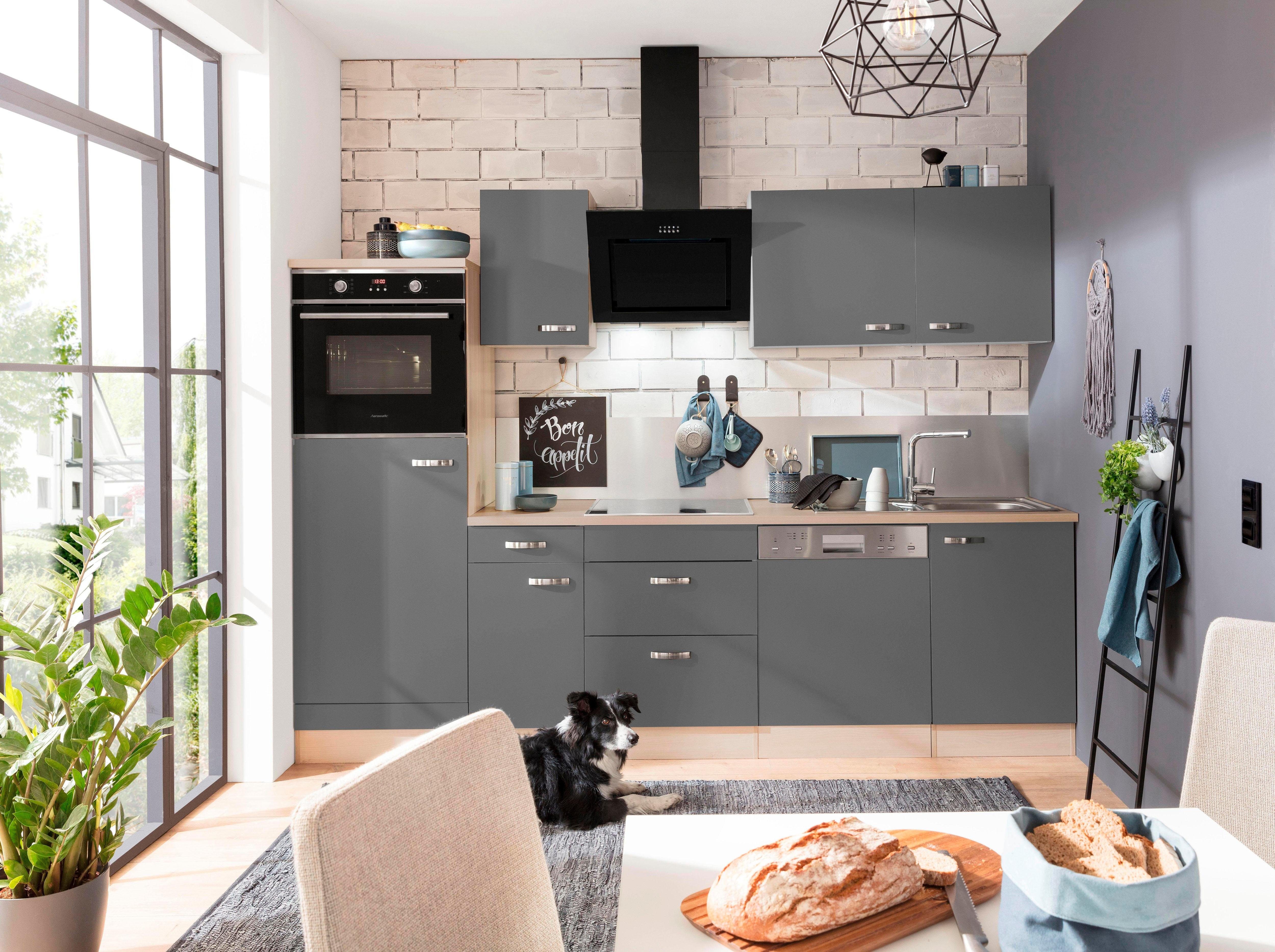 OPTIFIT Küchenzeile Faro mit Hanseatic E-Geräten, Breite 270 cm, Türanschla günstig online kaufen