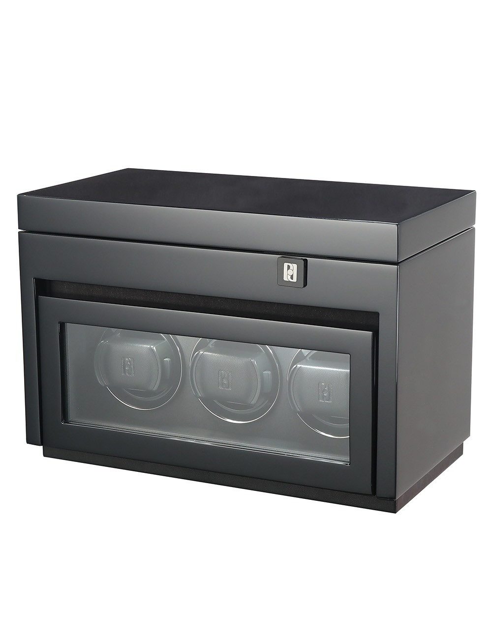 Paul Design Uhrenbeweger Paul Design Uhrenbeweger Gentlemen 3+5 Black Highgloss 20098