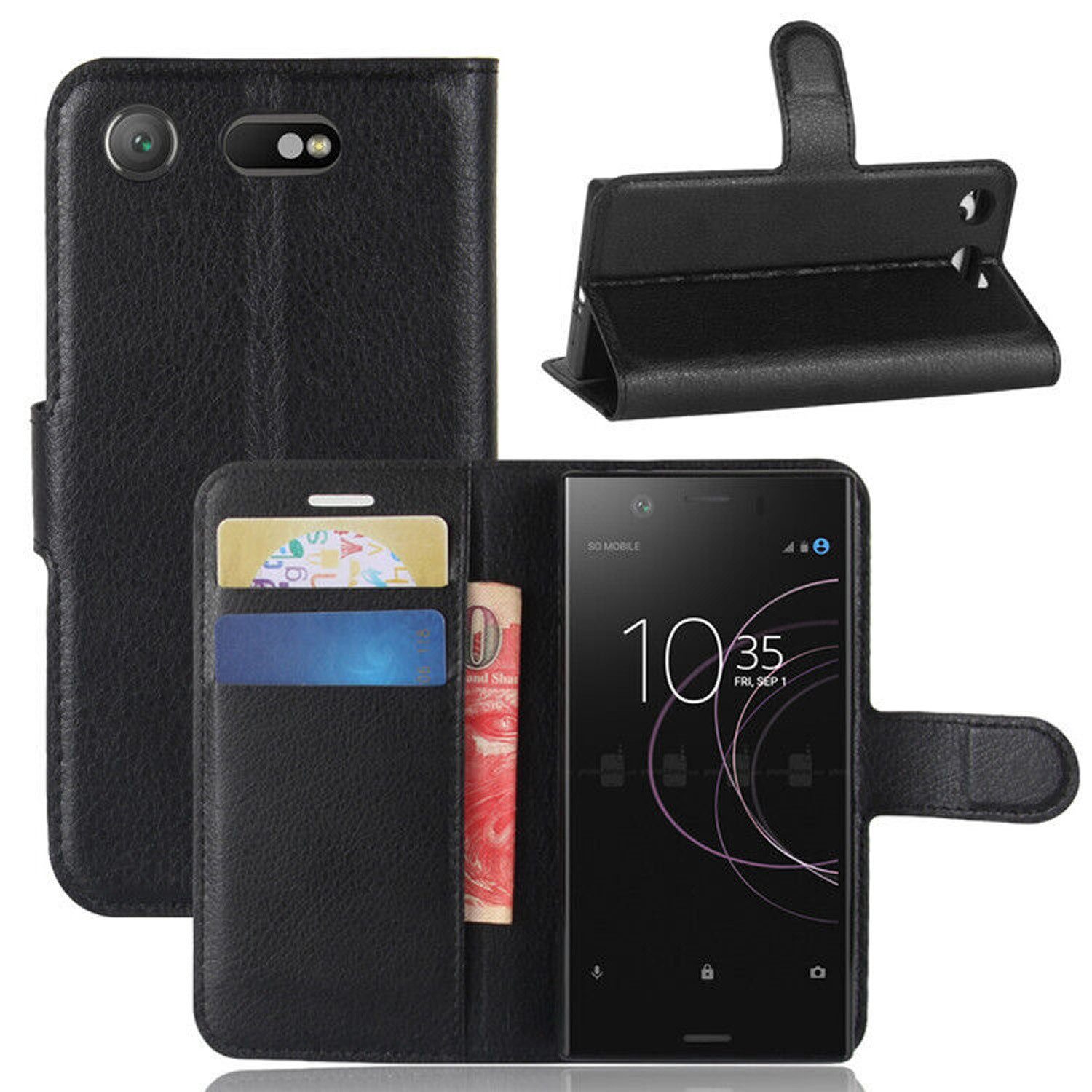betterfon Handyhülle Handytasche für Sony Xperia Klapphülle Flip Case