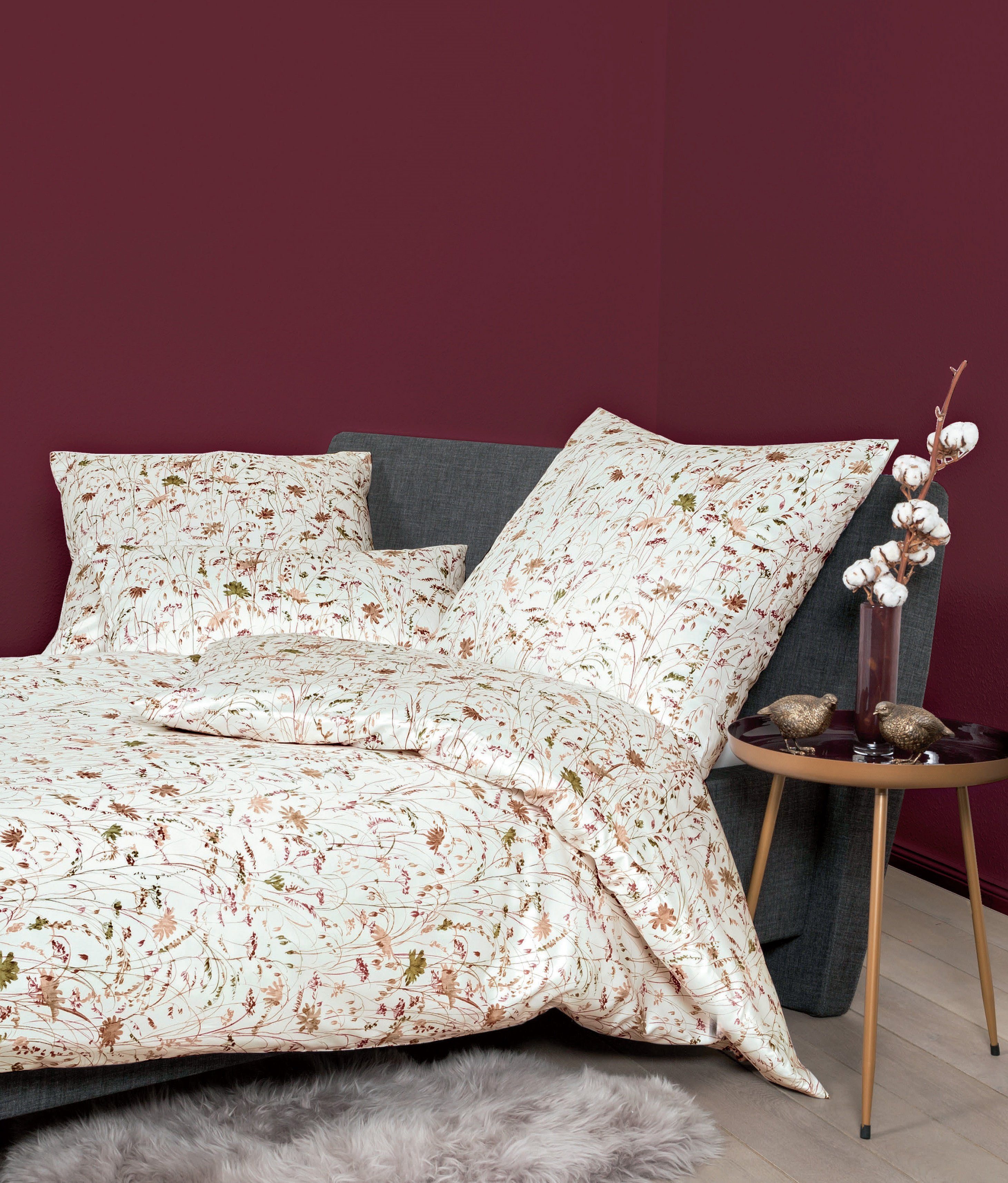 Janine Bettwäsche Janine Milano Mako-Satin Bettwäsche günstig online kaufen