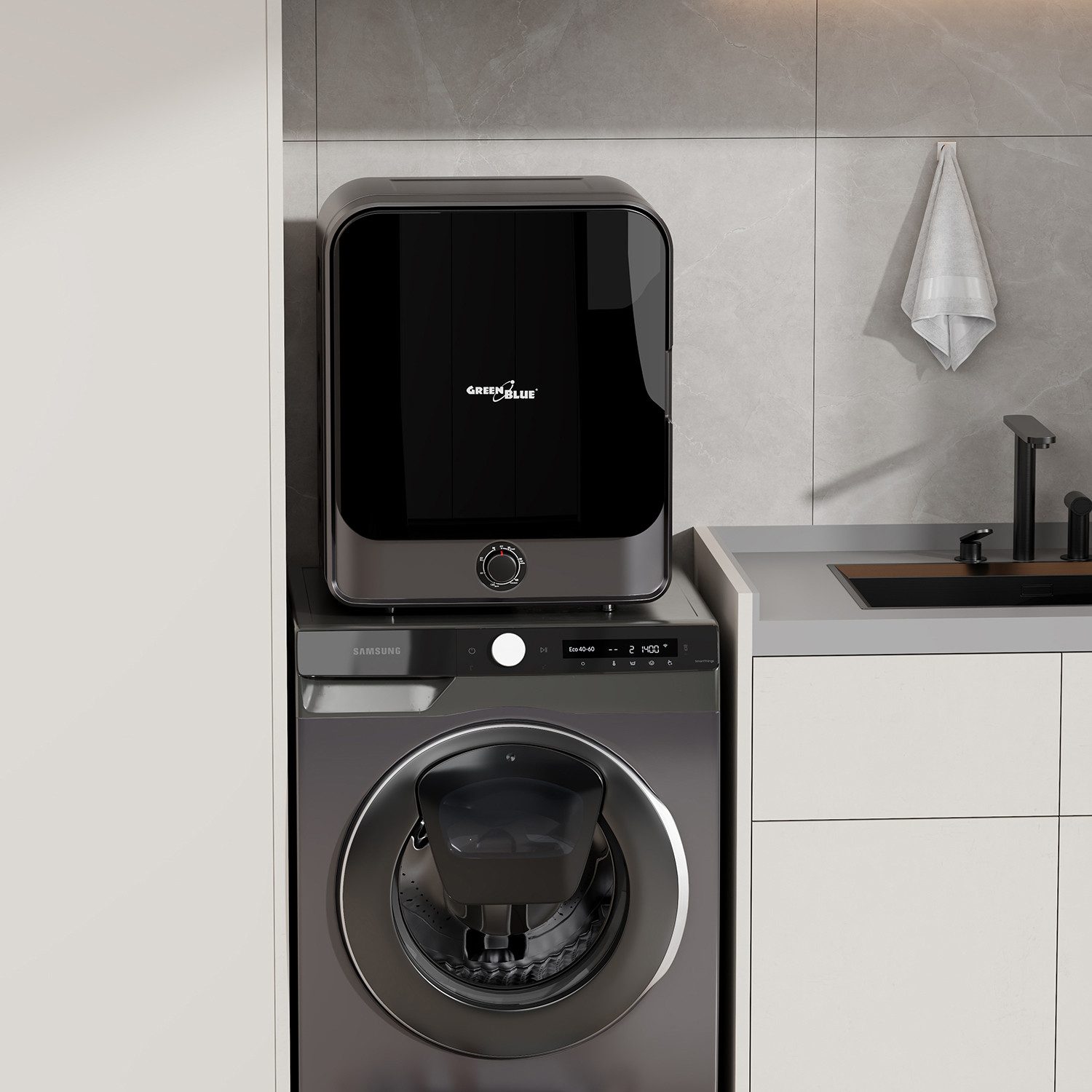GreenBlue Elektrischer Wäschetrockner GB415 Belüfteter Wäschetrockner, Füllmenge 3kg