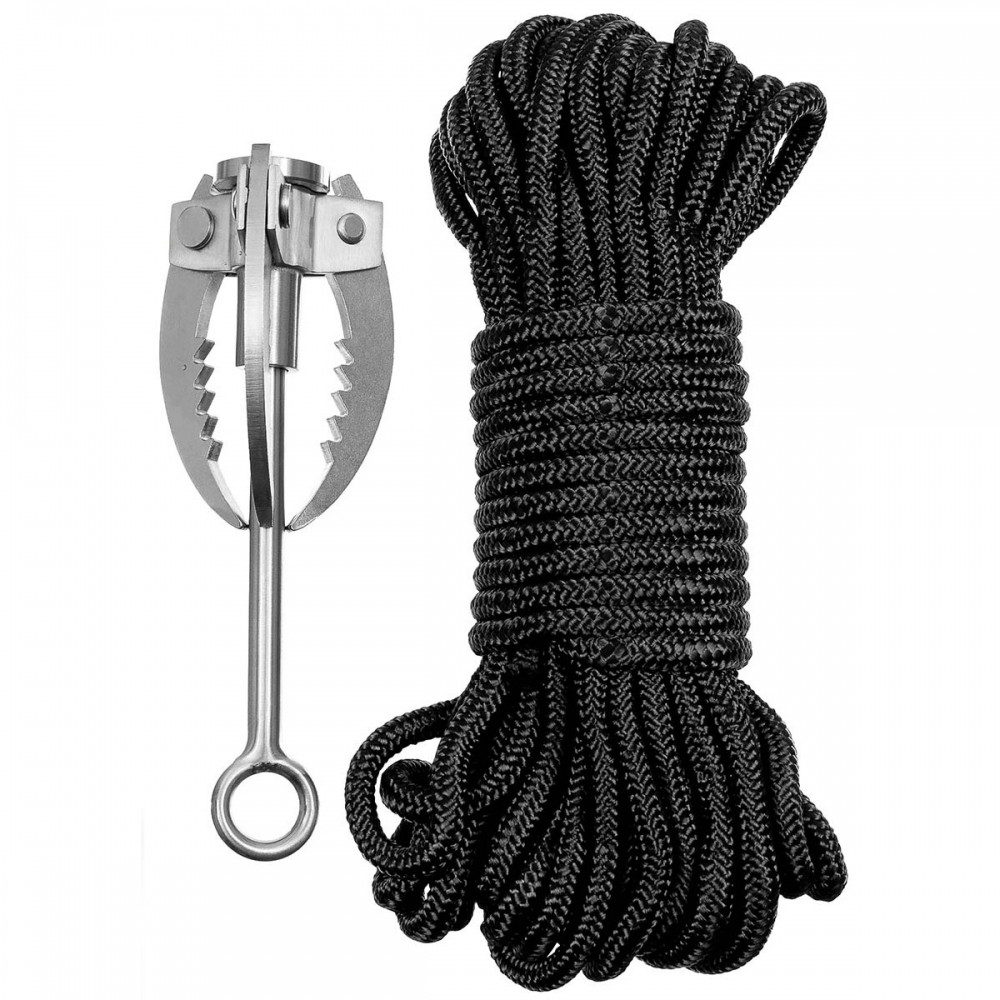 MFH Bodenanker MFH Wurfanker klappbar aus Metall für Outdoor, 3 gezackte Krallen, drehverschluss arretierbar