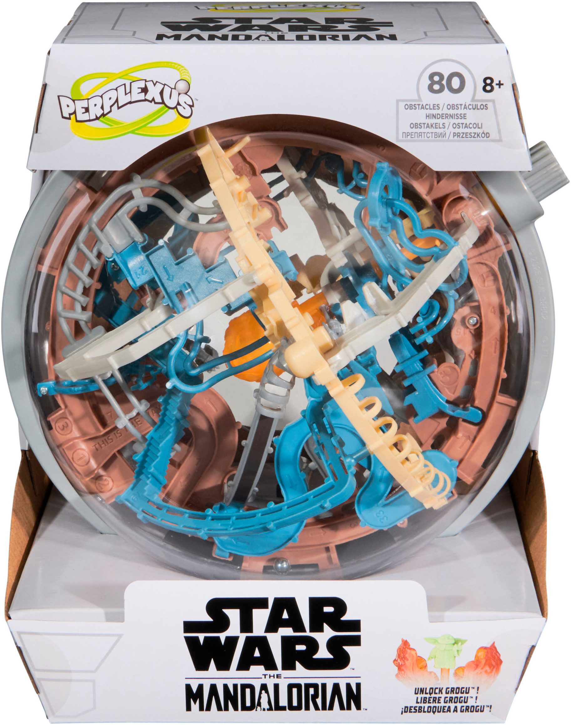 Spin Master Spiel Perplexus Star Wars - The Mandalorian, mit 80 Hindernissen, Geschicklichkeitsspiel