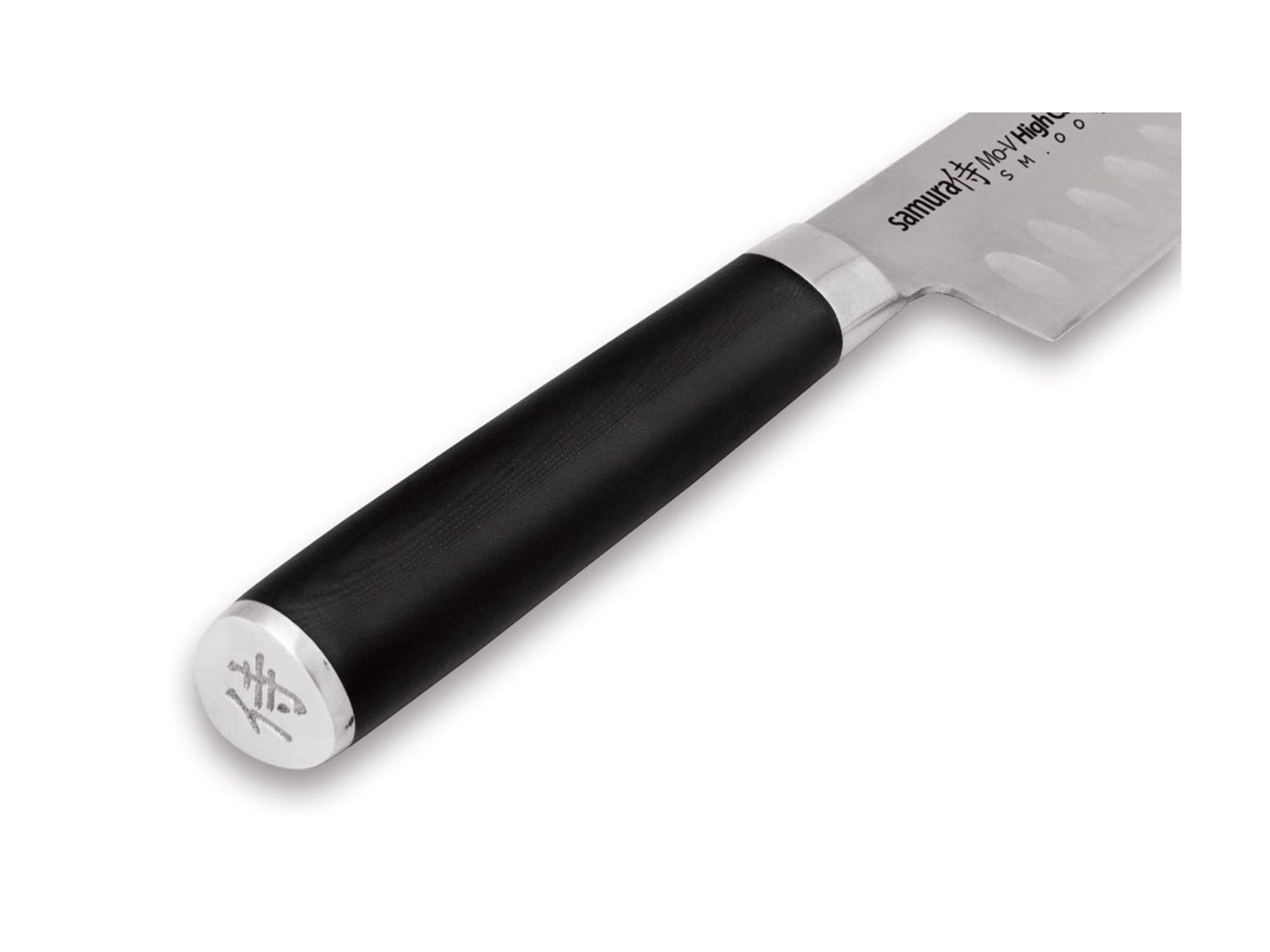 Samura Kochmesser Samura Mo-V kleines Santoku mit Kullen 13,8 cm SM-0093