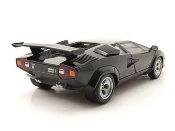 Welly Modellauto Lamborghini Countach schwarz Modellauto 1:24 Welly, Maßstab 1:24