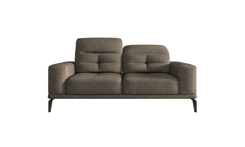 MOEBLO Sofa TORANO, ohne Schlaffunktion Modernes Sofa Kleines Sofa im Wohnzimmer Sofa 2-Sitzer, Verstellbaren Kopfstützen, (BxHxT):195x108x103cm