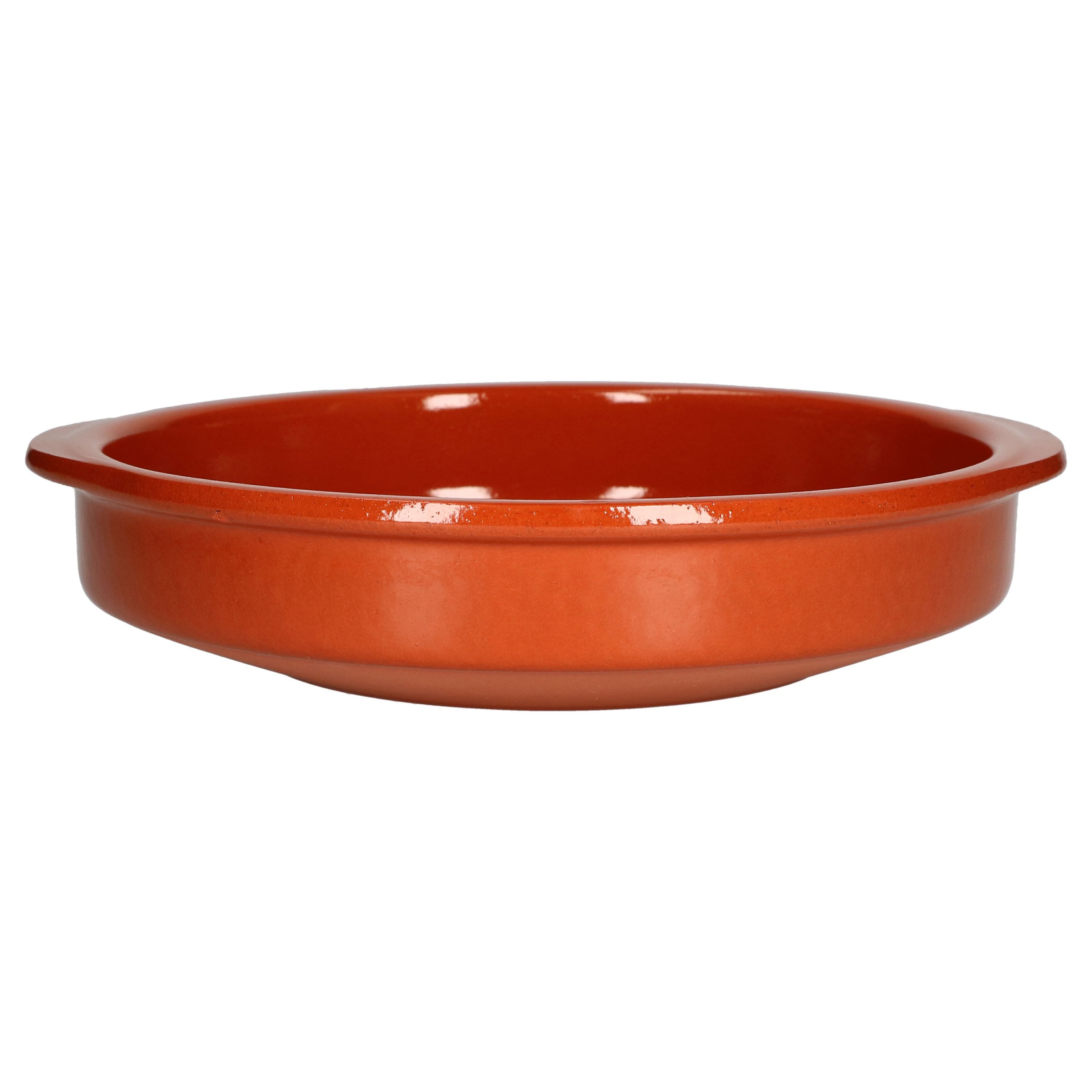 MamboCat Tapas-Schale 6er Set Cazuela Bernd XL Ø 24cm Tonschalen mit Griffen, Ton