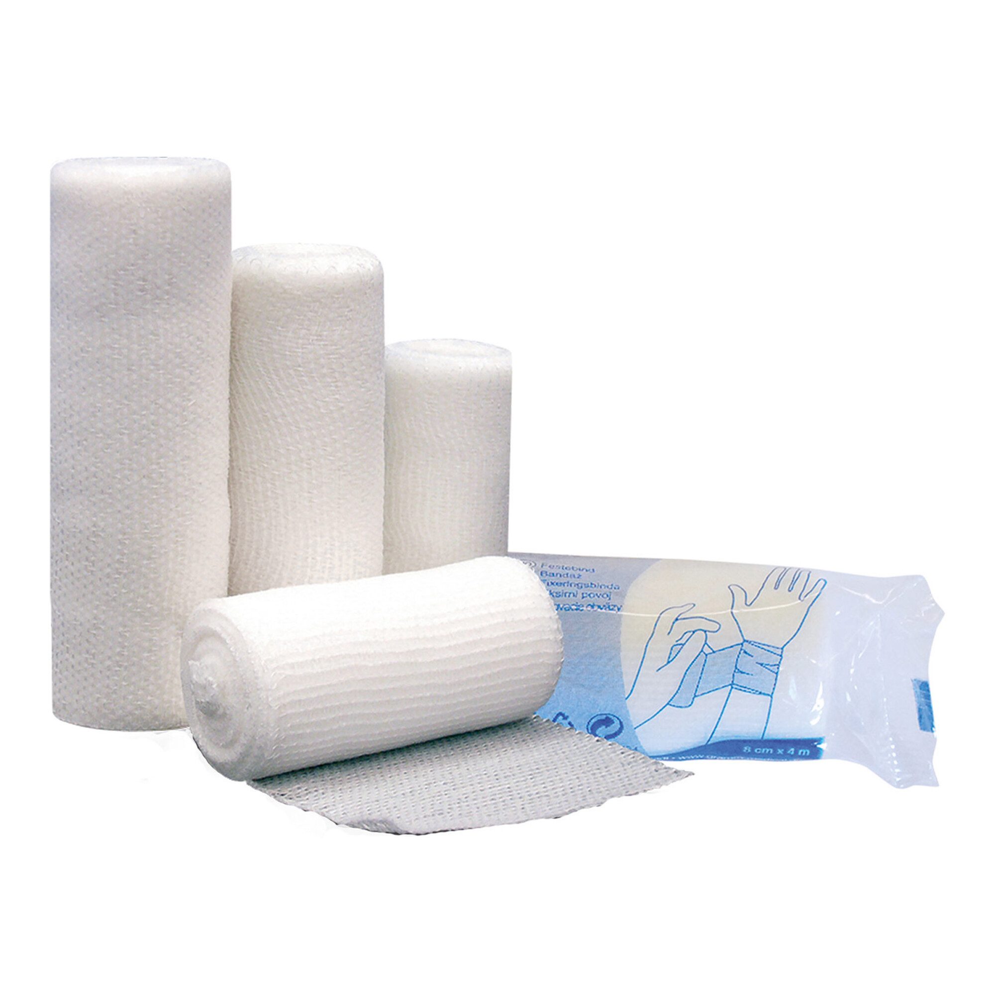 GRAMM medical Erste-Hilfe-Set Gramm Medical Fixierbinde DIN 61 634, 6 cm x 4 m