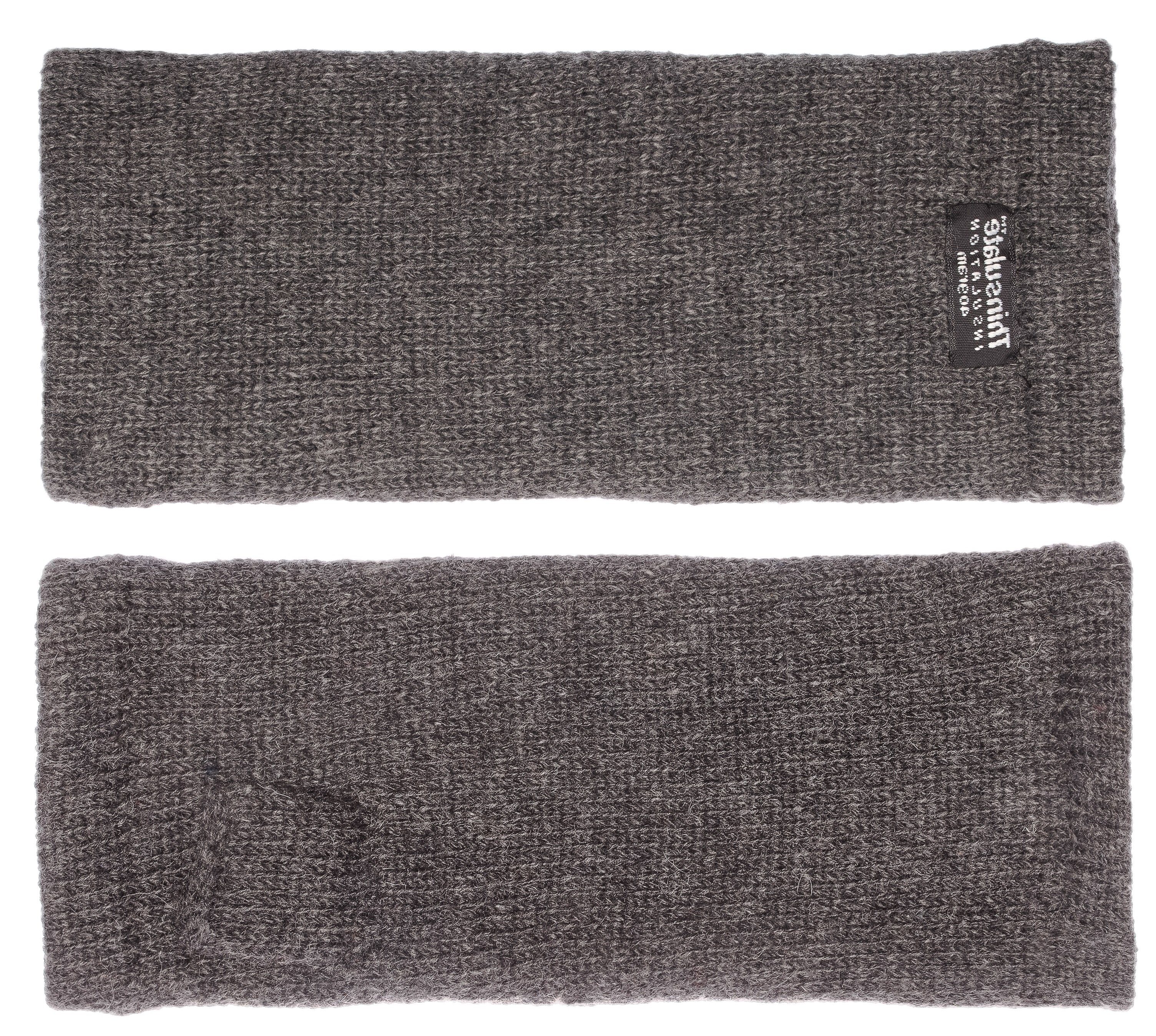 Damen-WRIS1 EEM Strickhandschuhe anthrazit