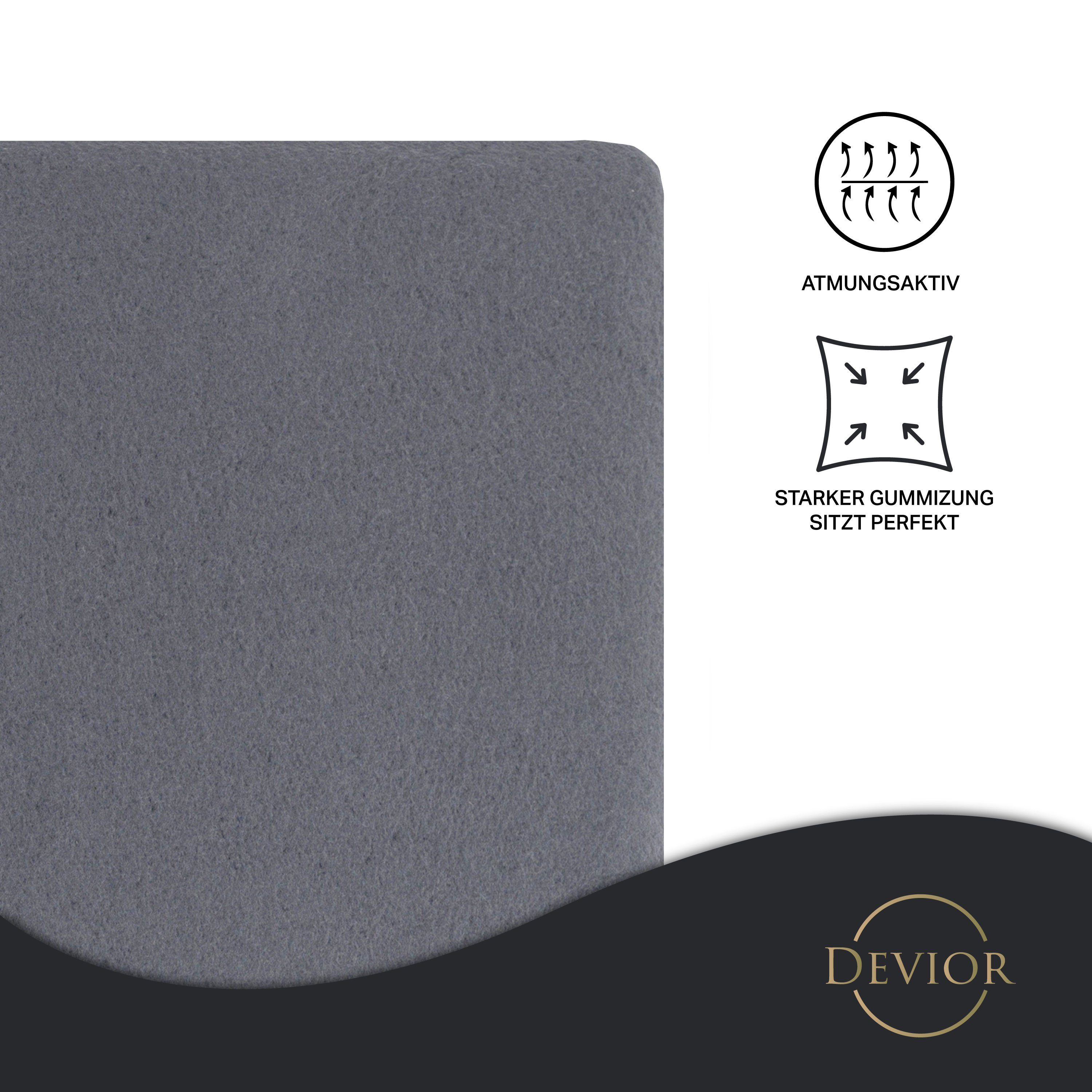 Devior Spannbettlaken Fleece 80% Baumwolle 20% Polyester, Winterspannbettla günstig online kaufen