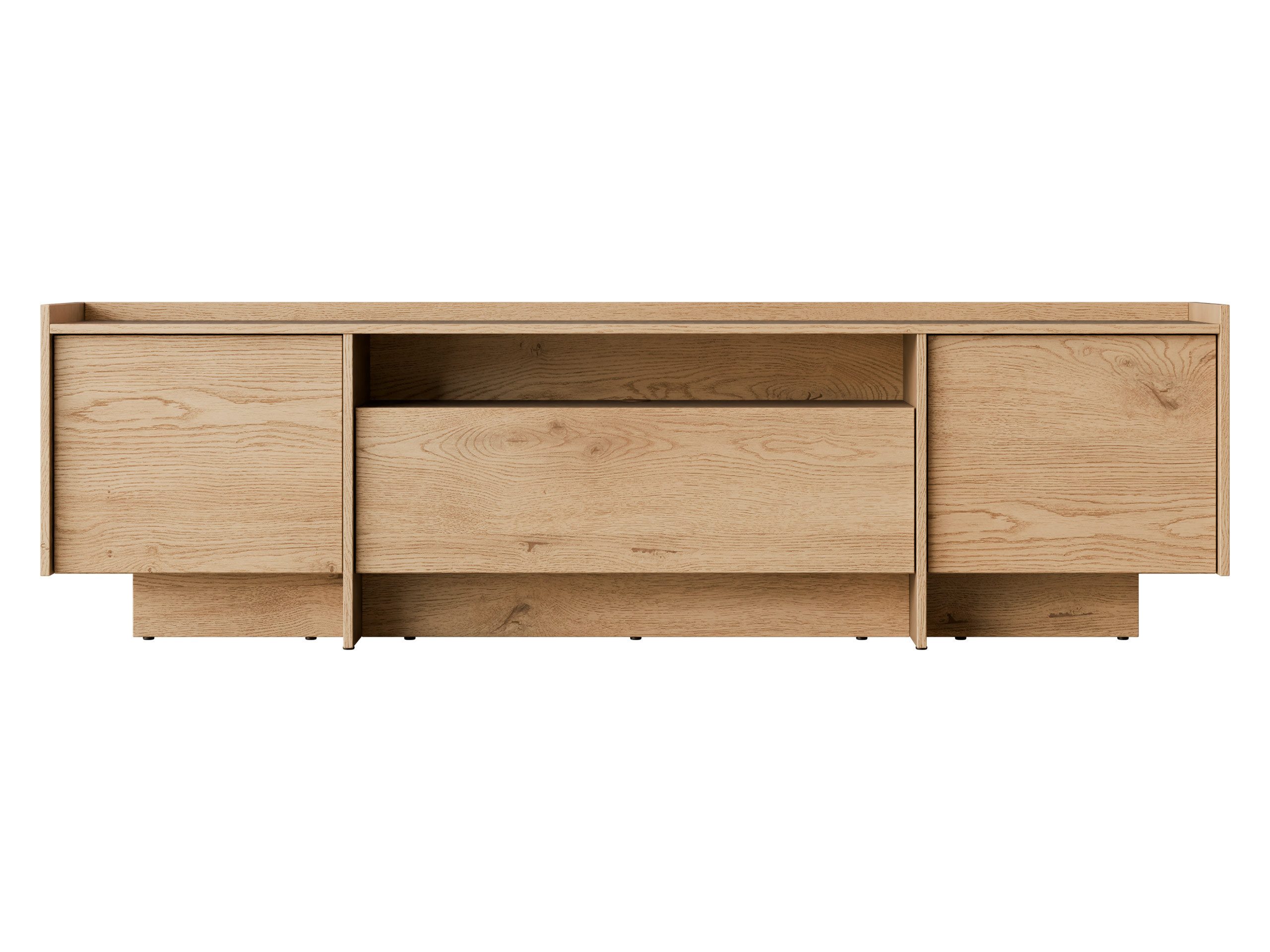 MIRJAN24 TV-Schrank Japandi (mit zwei Drehtüren und Klappe) Gasdruckfeder günstig online kaufen