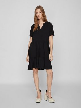 Vila Tunikakleid VIPAYA V-NECK S/S DRESS - NOOS mit Volant