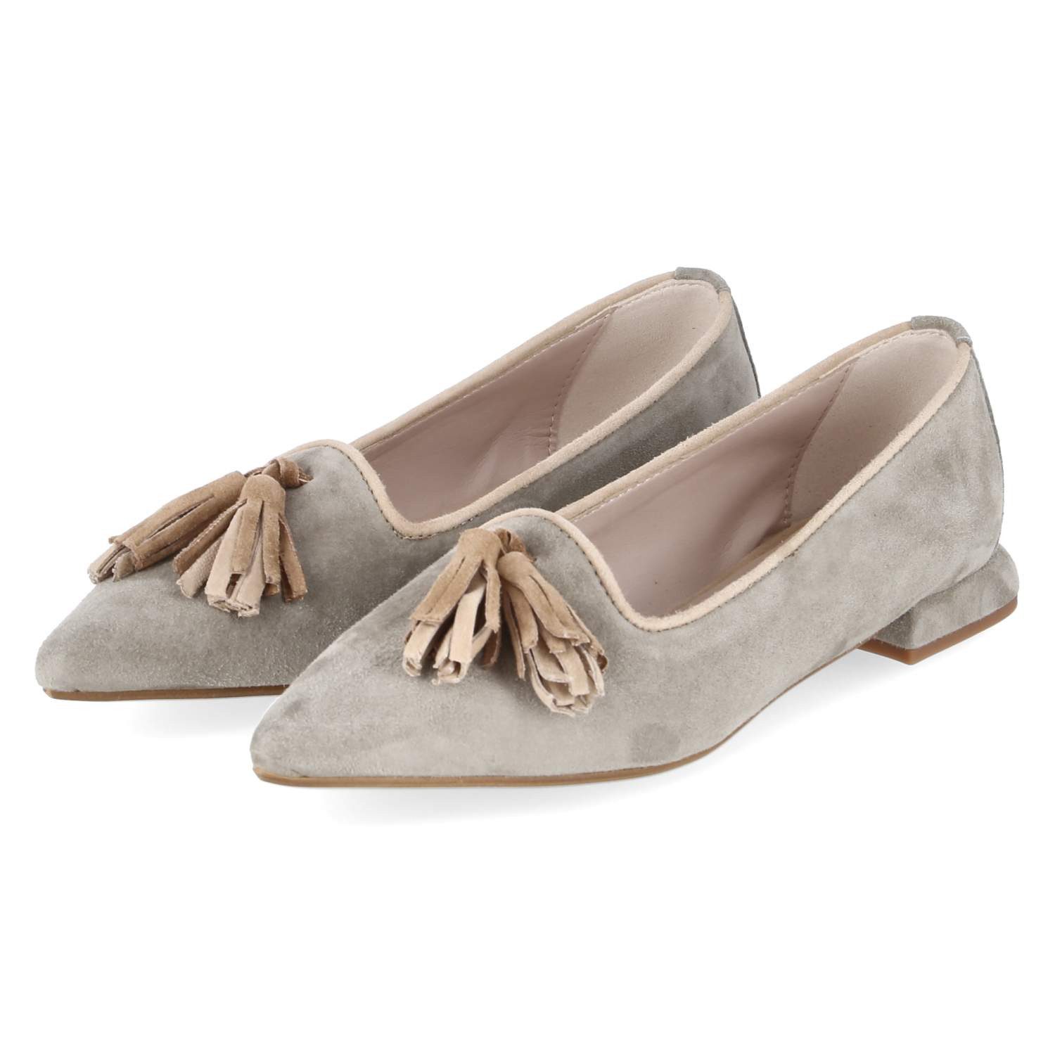 Kaerlek Kaerlek K140 SAL-CAM-CUO Damen Rauleder grün Ballerina