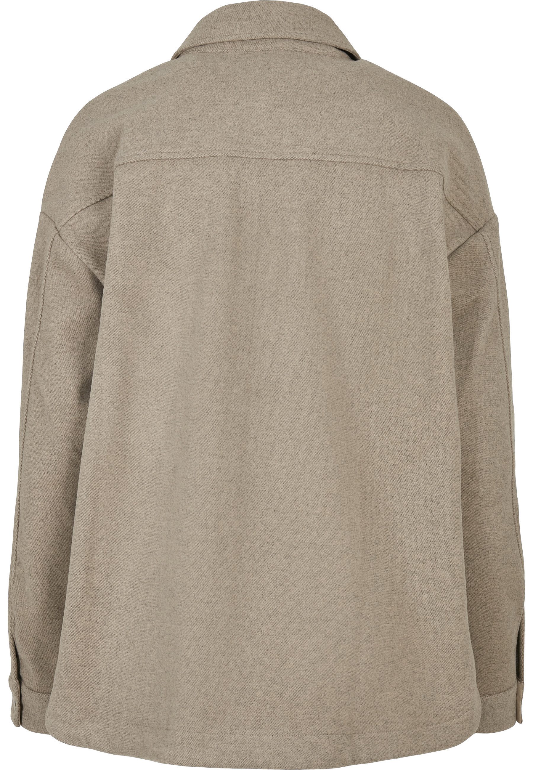 URBAN CLASSICS Hemdbluse Urban Classics Damen Ladies Classic Overshirt