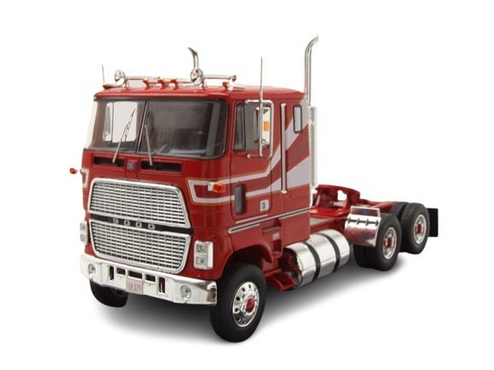 ixo Models Modellauto Ford CL 9000 Zugmaschine 1976 rot, Maßstab 1:43