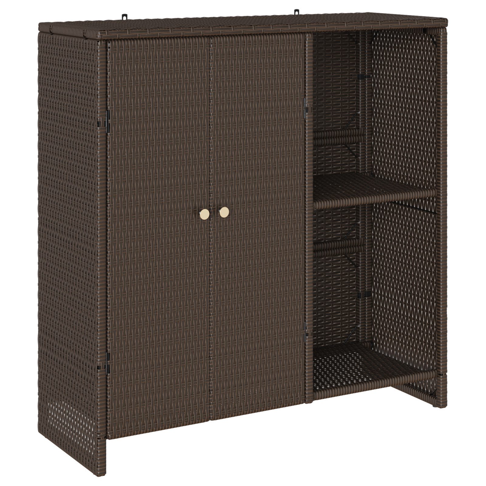 vidaXL Schuhschrank Beistellschrank Braun 100x36x102 cm günstig online kaufen