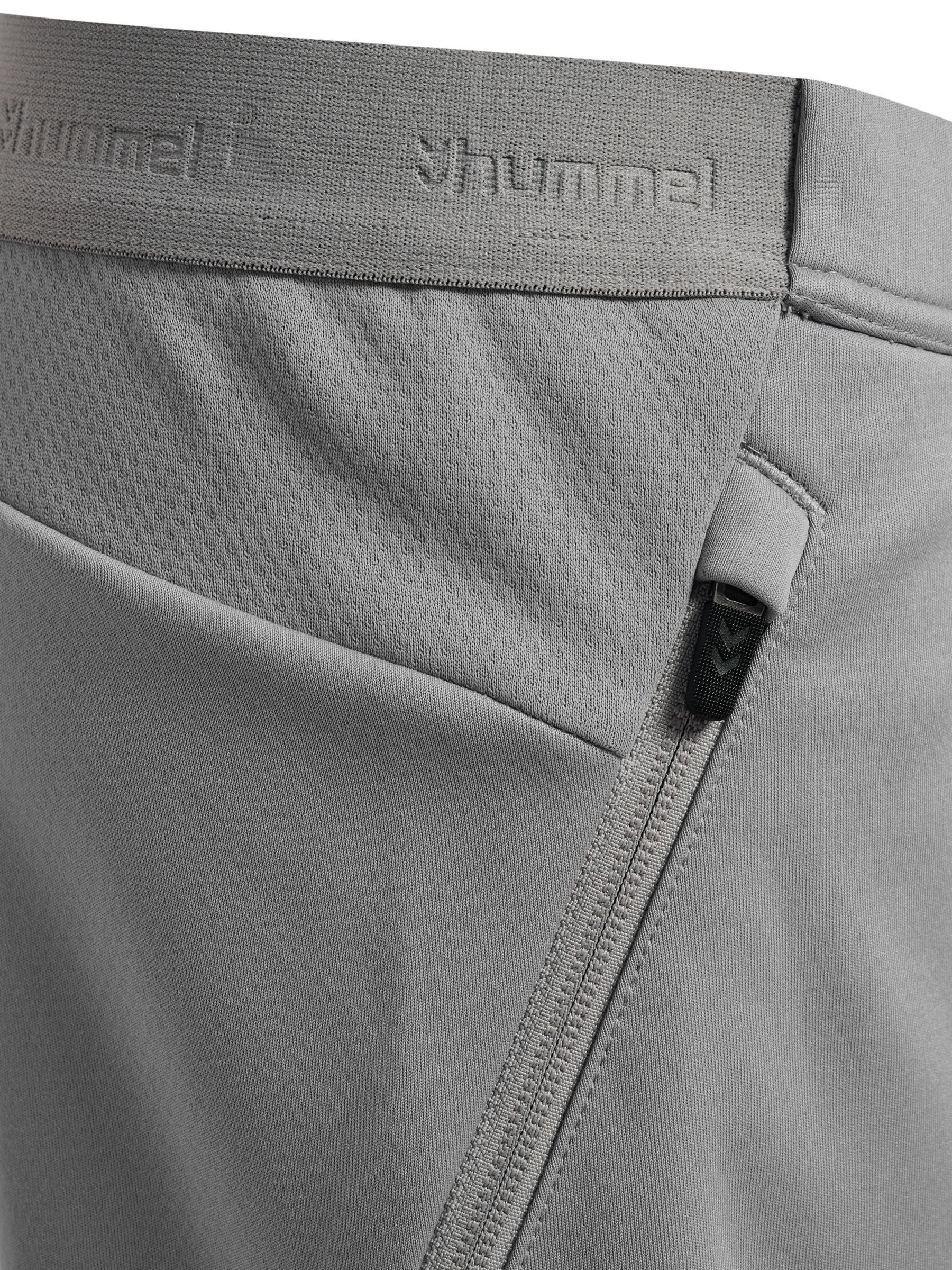 hummel Shorts Sportlicher Look Kordelzug Logo Print Reißtasche Bund (1-tlg) hmlCIMA 2.0 SHORTS KIDS
