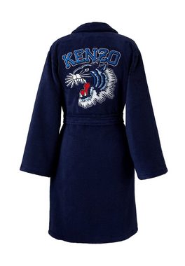 KENZO MAISON Bademantel Kvtiger Bademantel, 100% Baumwolle, mit Label-Applikationen