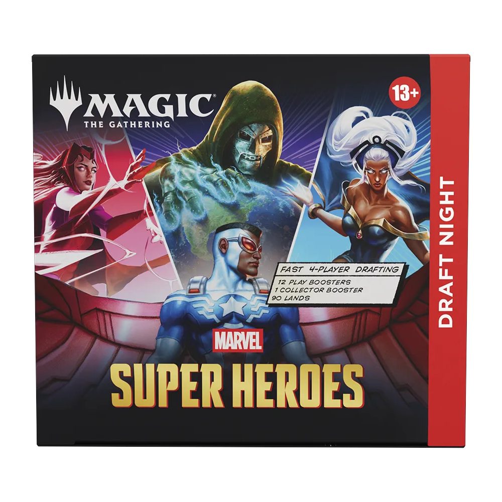 Magic the Gathering Sammelkarte Magic The Gathering Marvel Super Heroes Draft Night Box Englisch