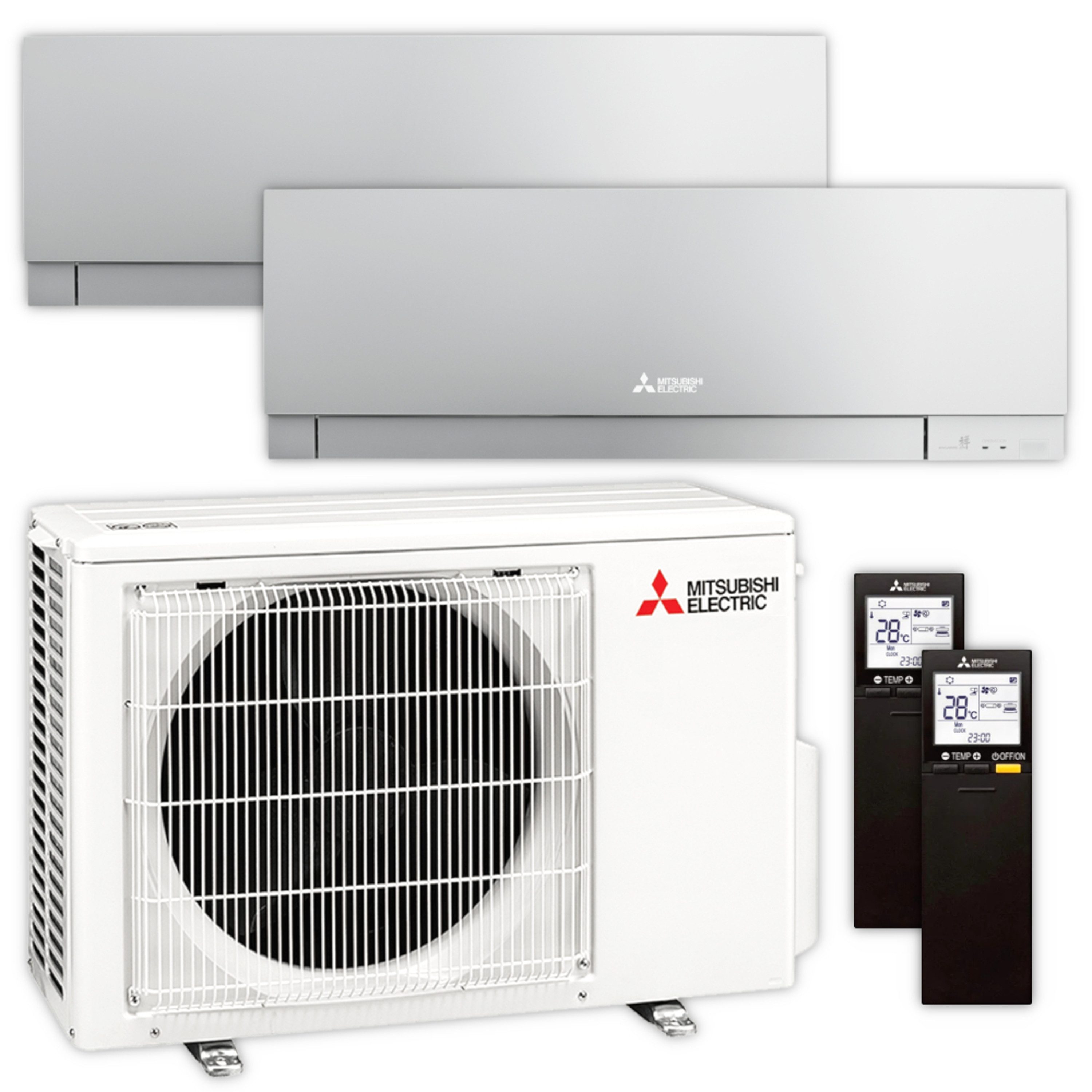 Mitsubishi electric Klimagerät MXZ-2F42VF4 + MSZ-EF18VGK / MSZ-EF25VGK