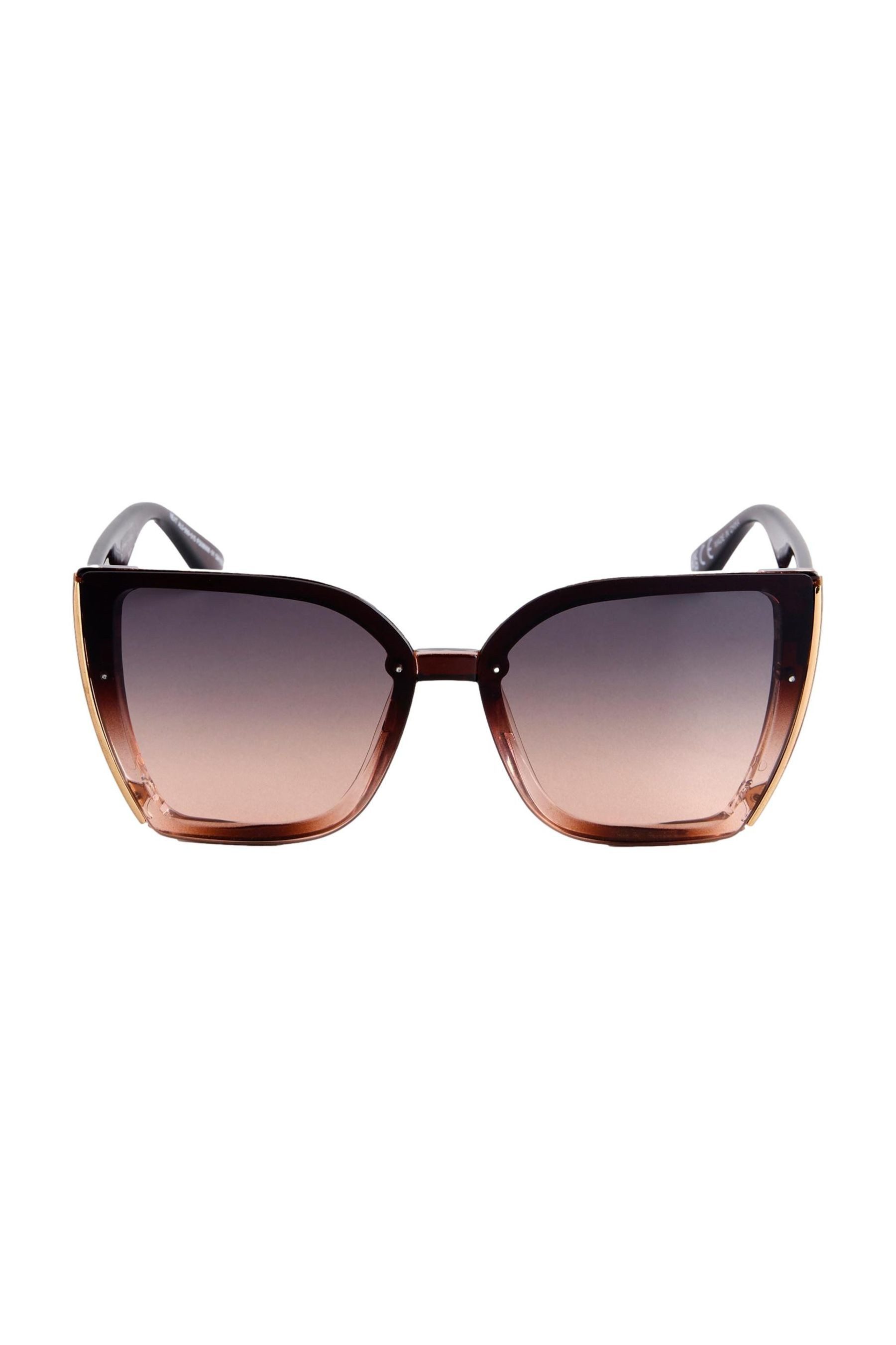 Sonnenbrille Eckige Katzenaugen-Sonnenbrille