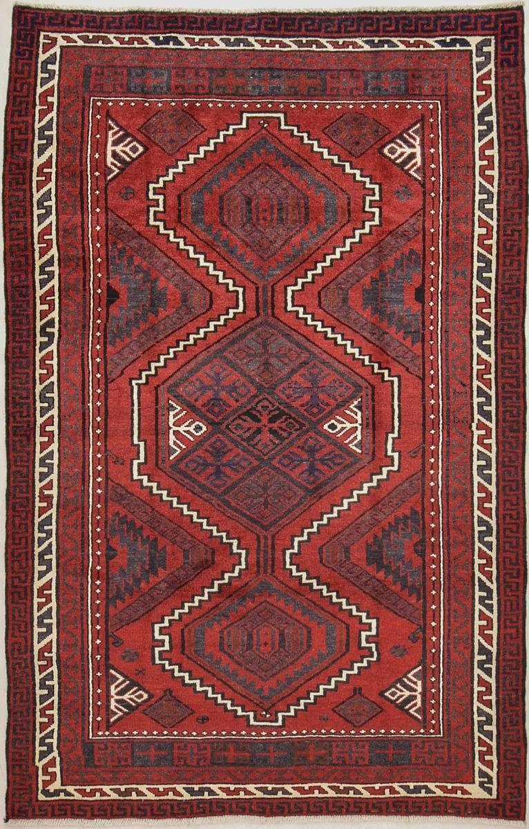 Orientteppich Hamadan 174x274 Handgeknüpfter Orientteppich / Perserteppich, Nain Trading, rechteckig, Höhe: 8 mm