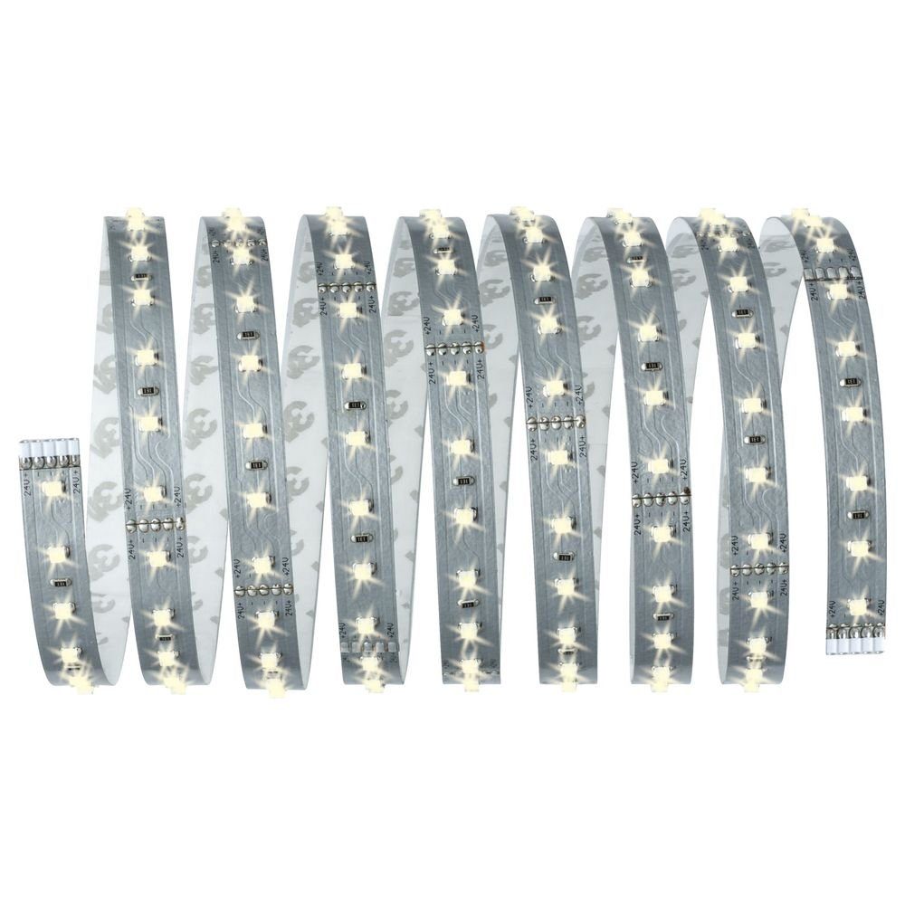Paulmann LED Stripe Warmweiß, 500, Erweiterung, 1-flammig, silber, LED m, MaxLED Function 2,5 Streifen