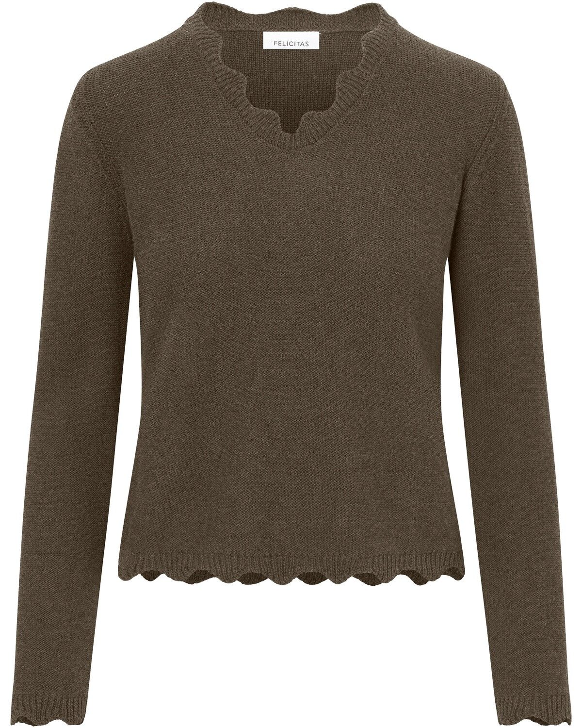 FELICITAS Strickpullover V-Pullover Pippa günstig online kaufen