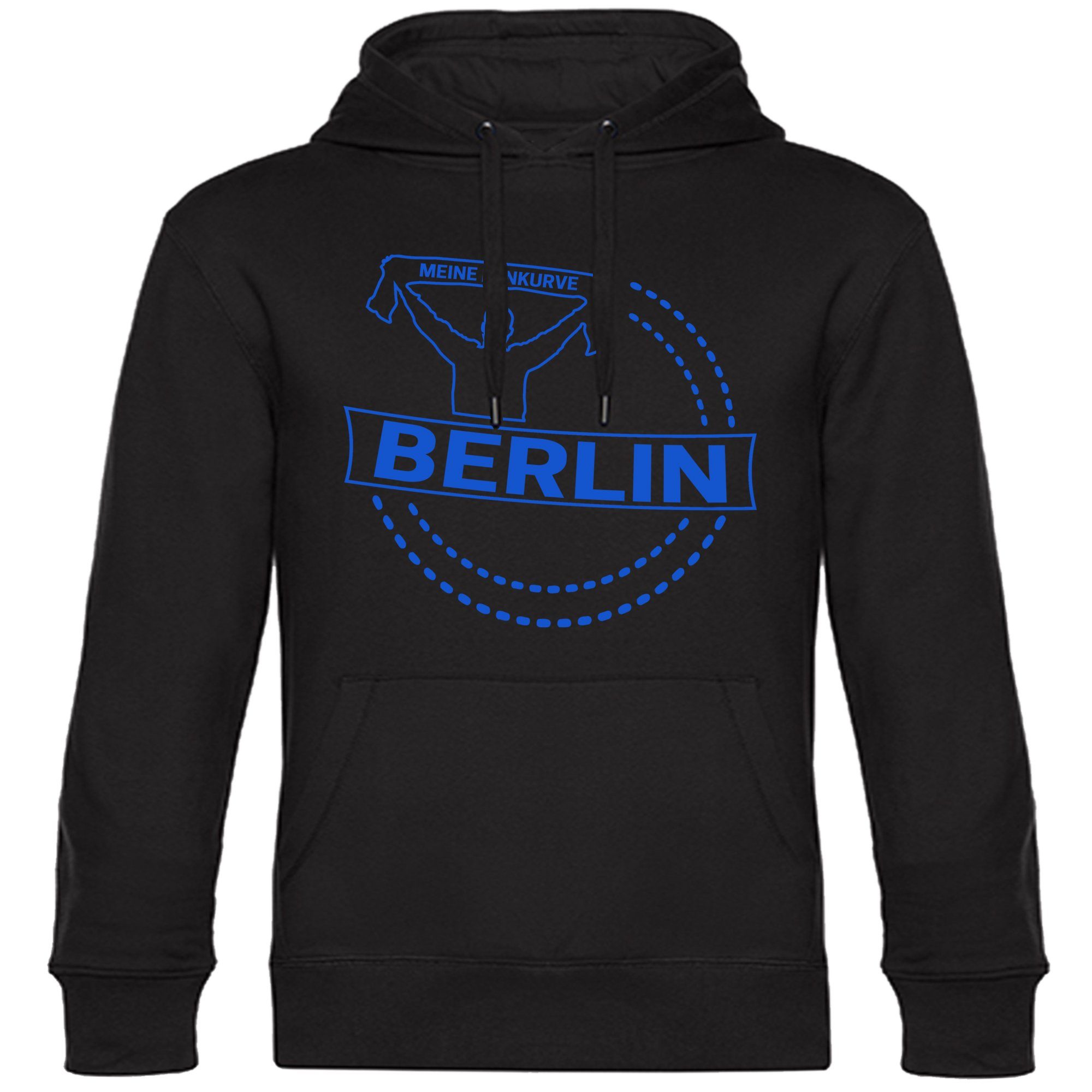 multifanshop Kapuzensweatshirt Berlin blau - Meine günstig online kaufen