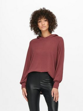 ONLY Sweatshirt ELCOS EMMA (1-tlg) Weiteres Detail, Plain/ohne Details, Drapiert/gerafft