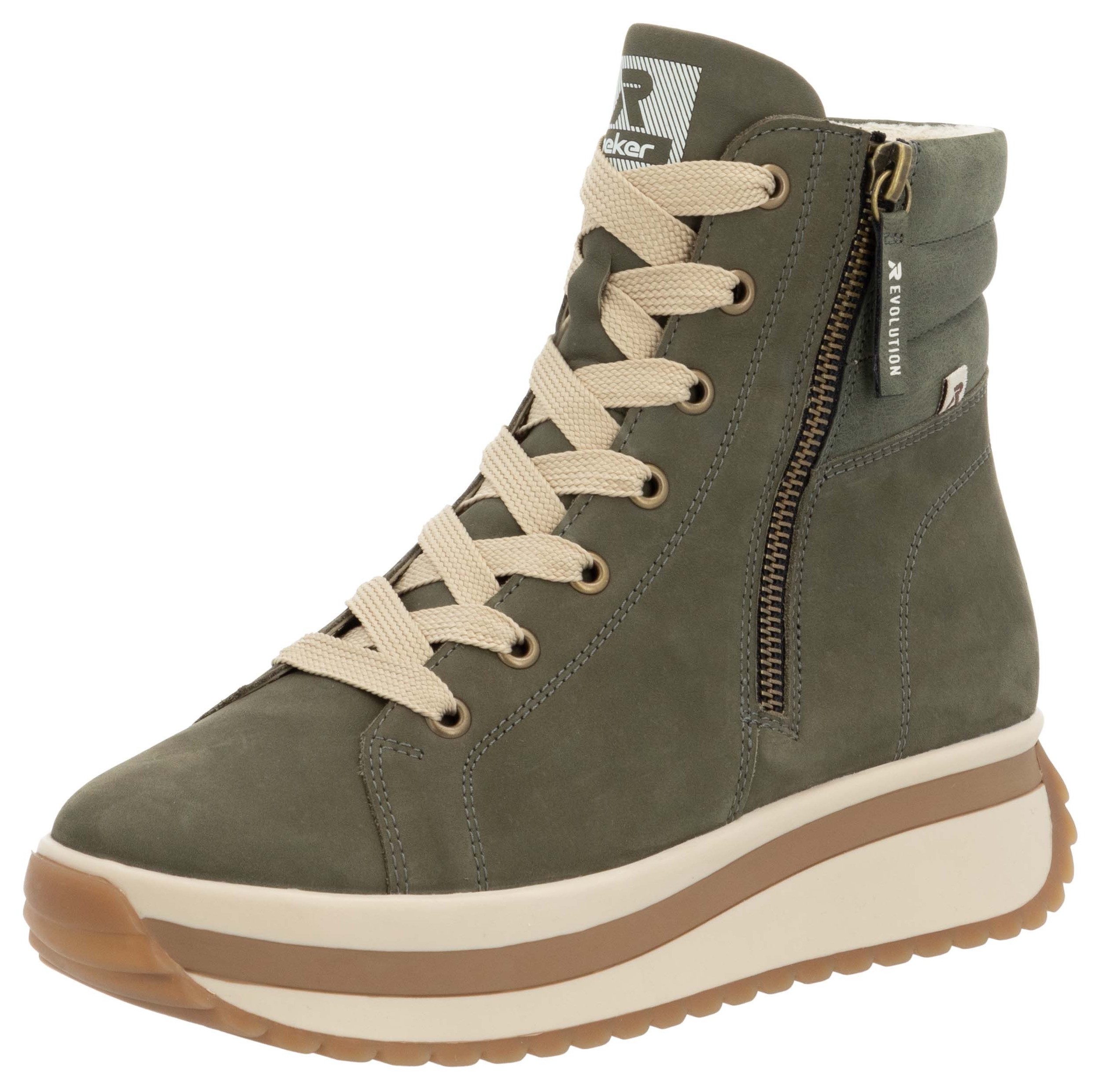 Rieker EVOLUTION Schnürboots, Plateaustiefelette, High Top günstig online kaufen