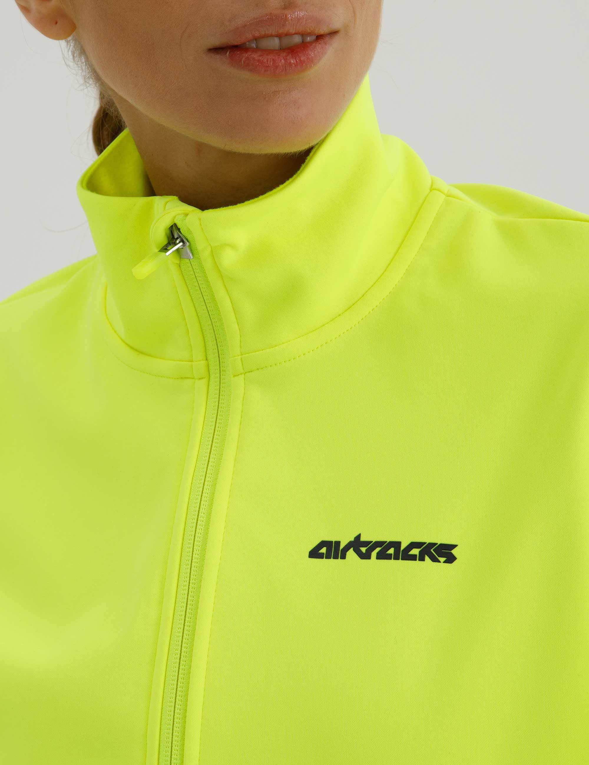 Airtracks Fahrradjacke Damen Winter Thermo Softshell Fahrradjacke Aktive Comfort Line (Softshell - Wind und Wasserdicht, Funktions Jacke) für die kalte Jahresze – Bild 4 von 5