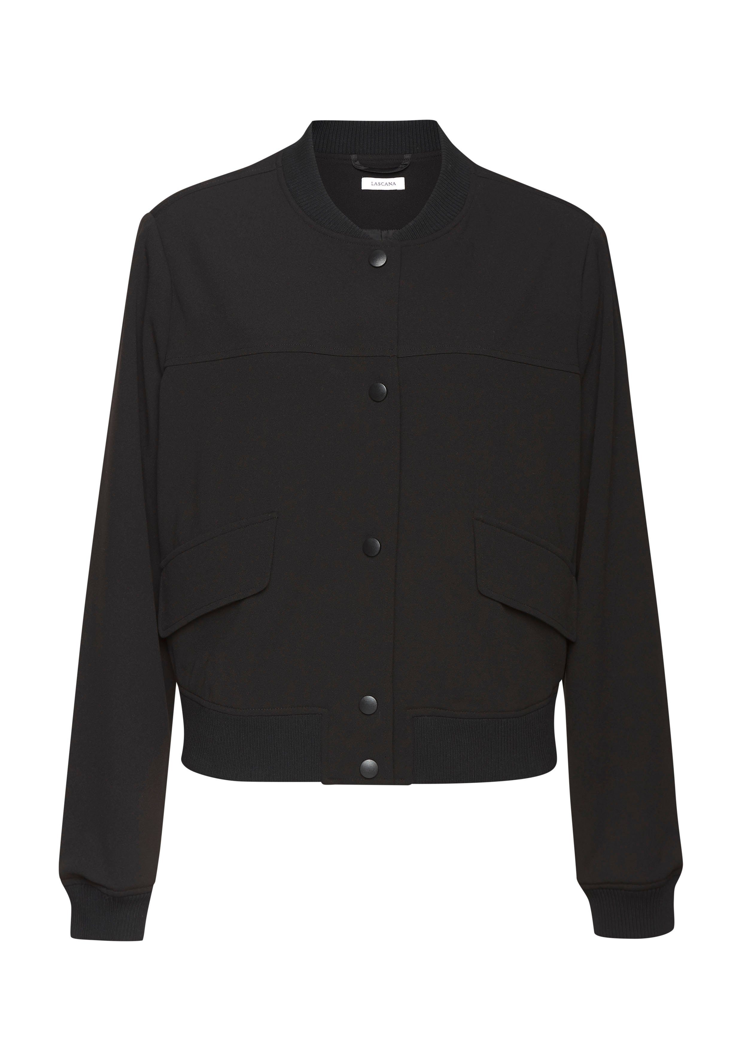 LASCANA Bomberjacke mit Druckknöpfen, Blousonjacke, sportlich-elegant günstig online kaufen