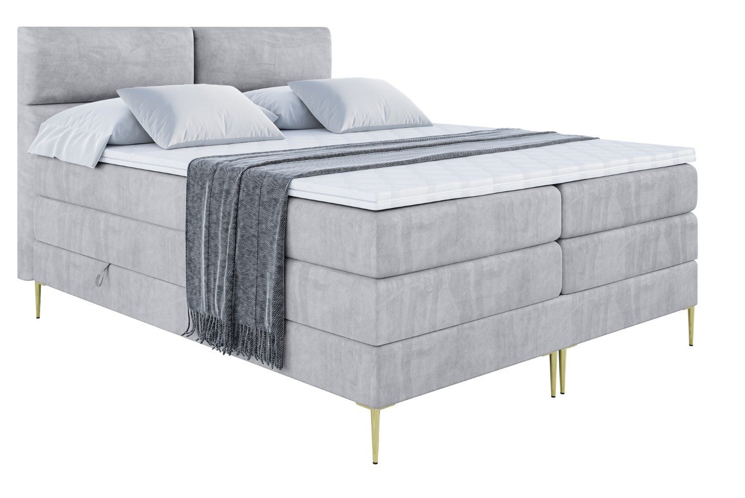 ALTDECOR Boxspringbett BOXI3-F KING (Multipocket-Matratze H4, günstig online kaufen