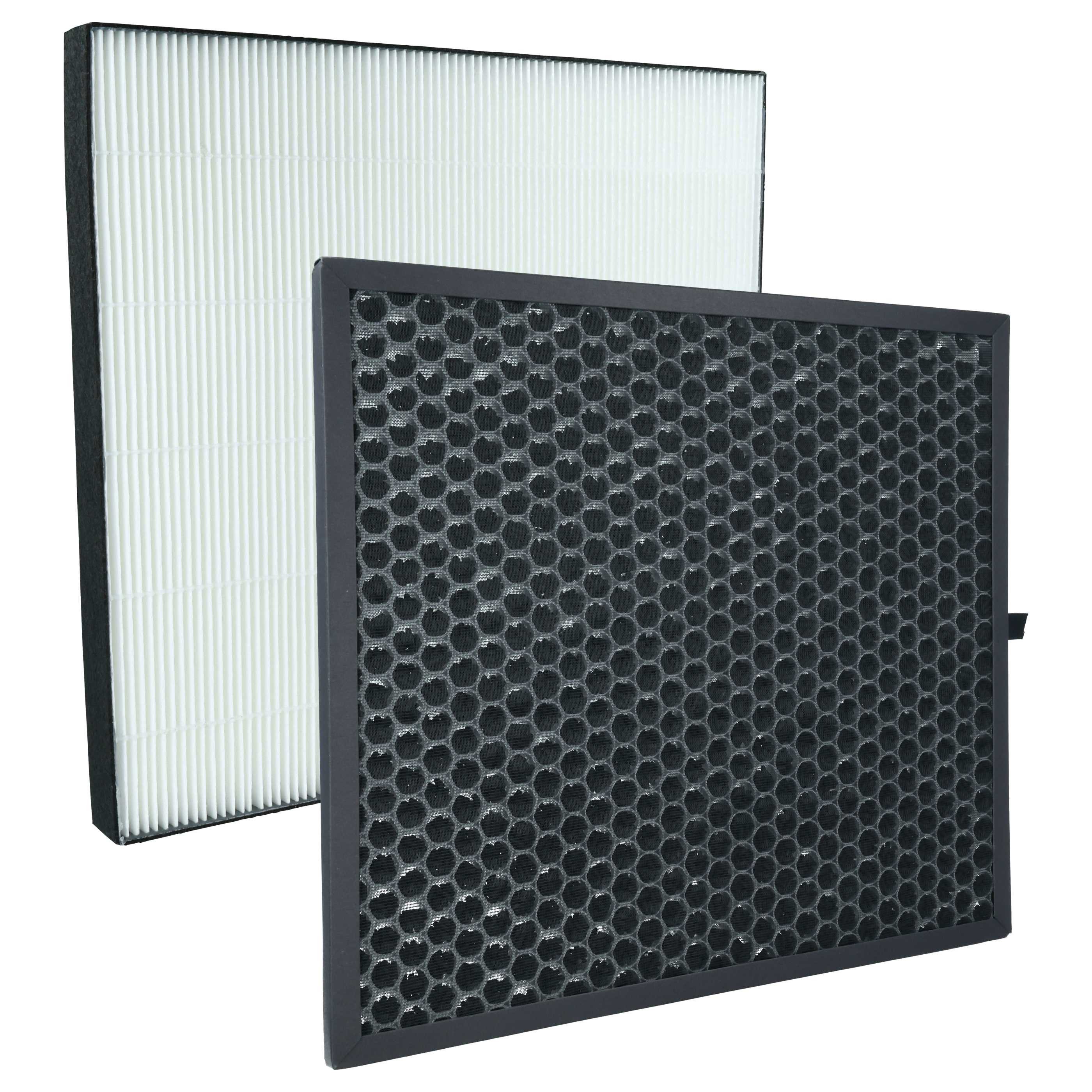 vhbw Filter-Set passend für Sharp FP-J30L, FP-JM30L, FP-J30TA, FZ-F30DFE, FP-J30EU, Zubehör für Sharp FP-J30L FP-JM30L FP-J30TA FZ-F30DFE FP-J30EU