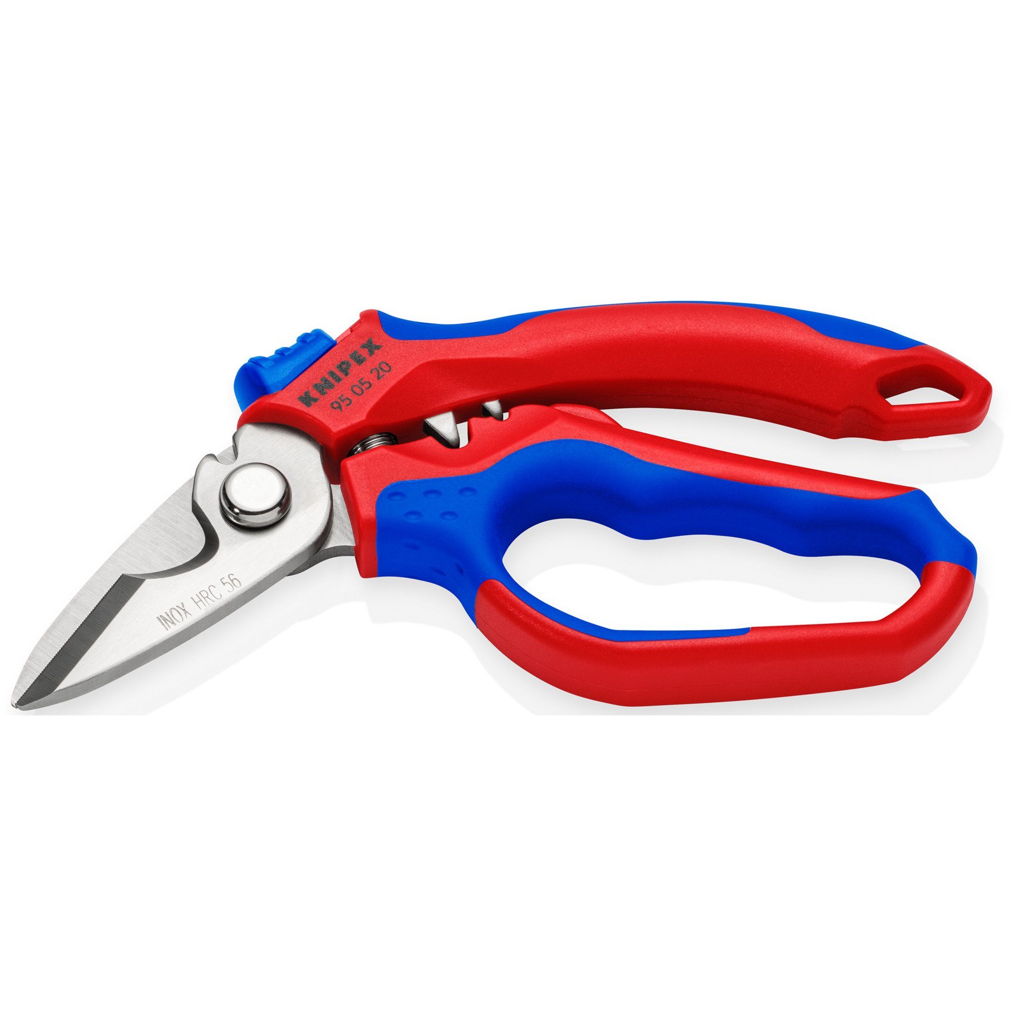 Knipex Kabelschere KNIPEX Gewinkelte Elektrikerschere 95 05 20 SB