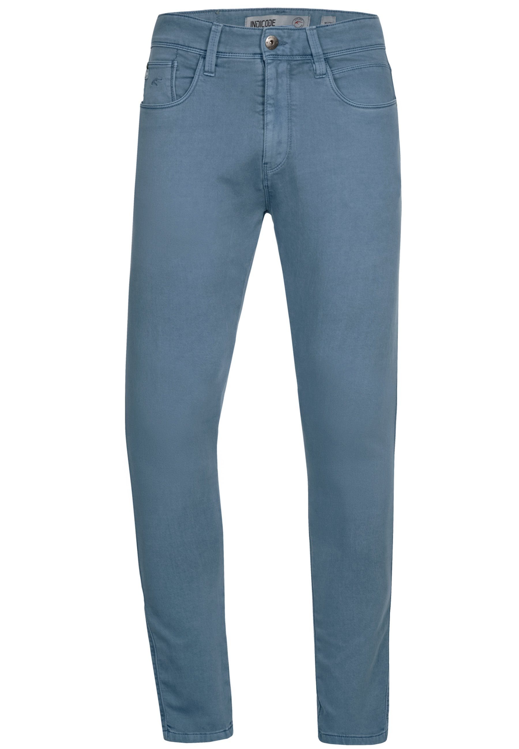 Indicode Blue Slim-fit-Jeans Copen Milos