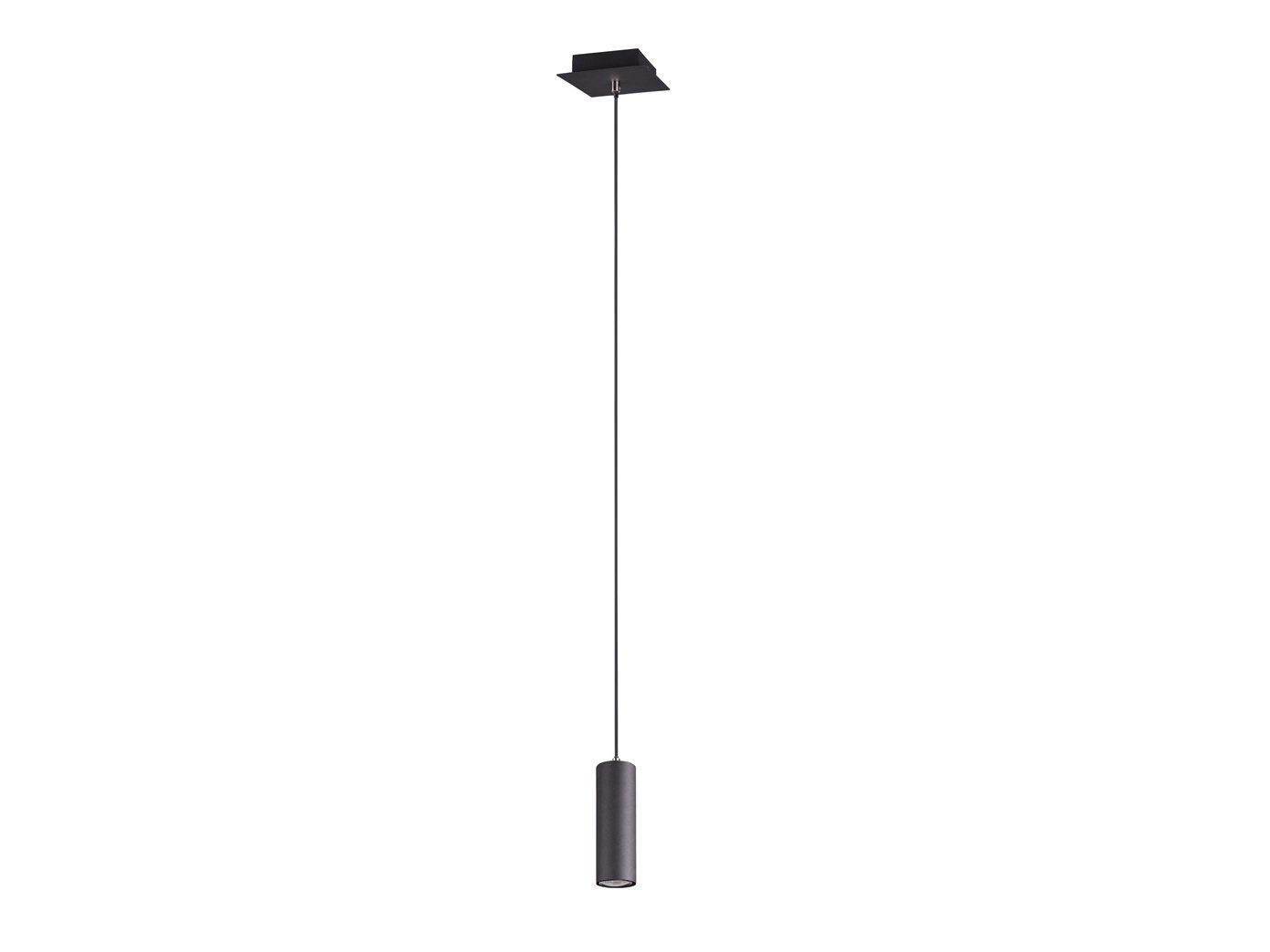 Dimmfunktion, Schwarz Schwarz neben & wechselbar, LED Couchtisch kleine matt Ø12cm Esstisch-lampe LED Bett einflammig Warmweiß, meineWunschleuchte Pendelleuchte,
