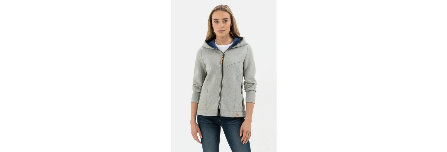 camel active Sweatjacke »KapuzenSweatjacke mit 2Wege Reißverschluss« online kaufen OTTO
