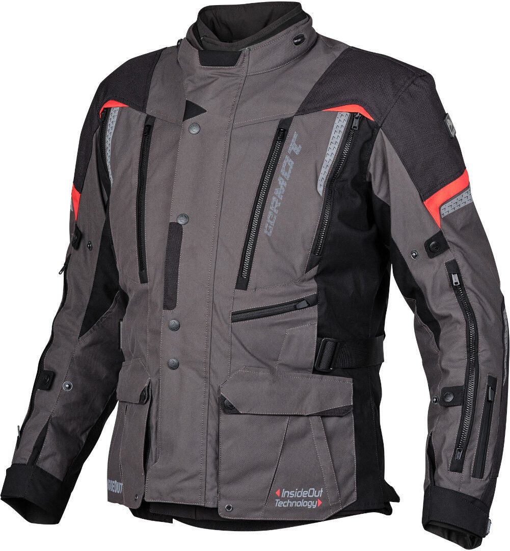 Germot Motorradjacke InsideOut Motorrad Textiljacke Rückenprotektor enthalten