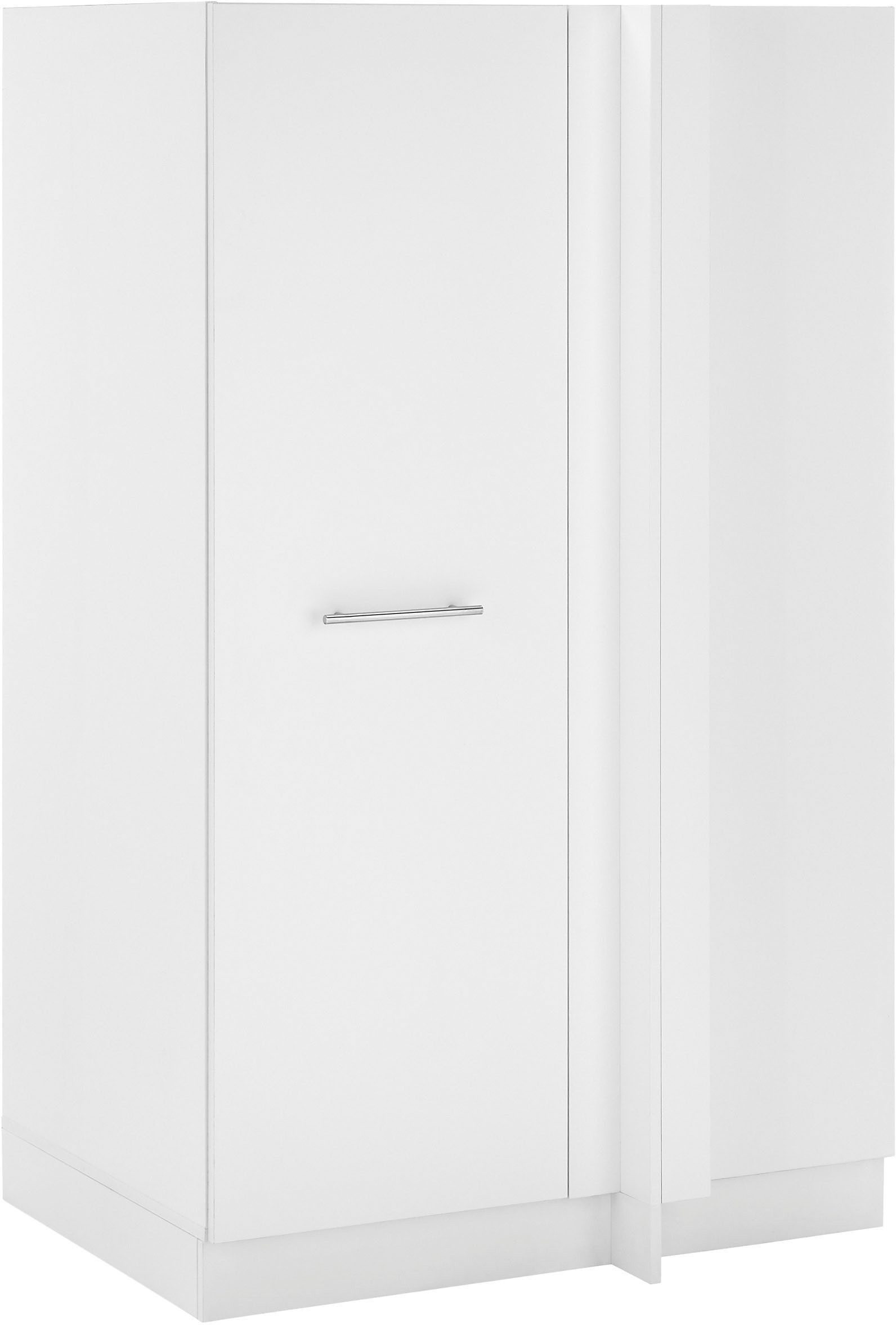 Laundreezy Eckschrank Laundreezy, Eckschrank BxHxT 100x162x68 cm (1-St) Breite 100cm, Tür L/R montierbar, Softclose-Funktion