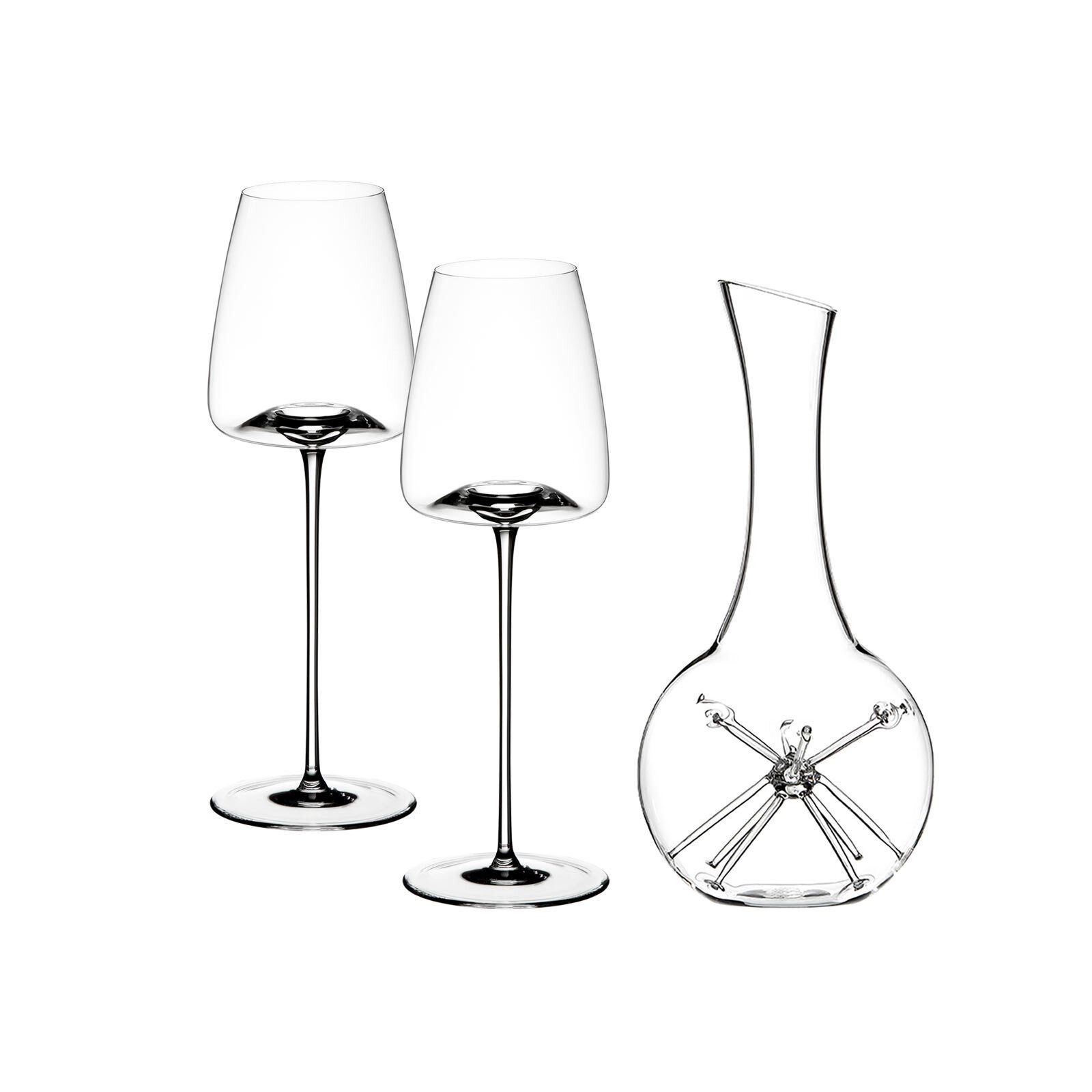 Gläser-Set Vision Fresh + STAR mini Weingläser + Dekanter