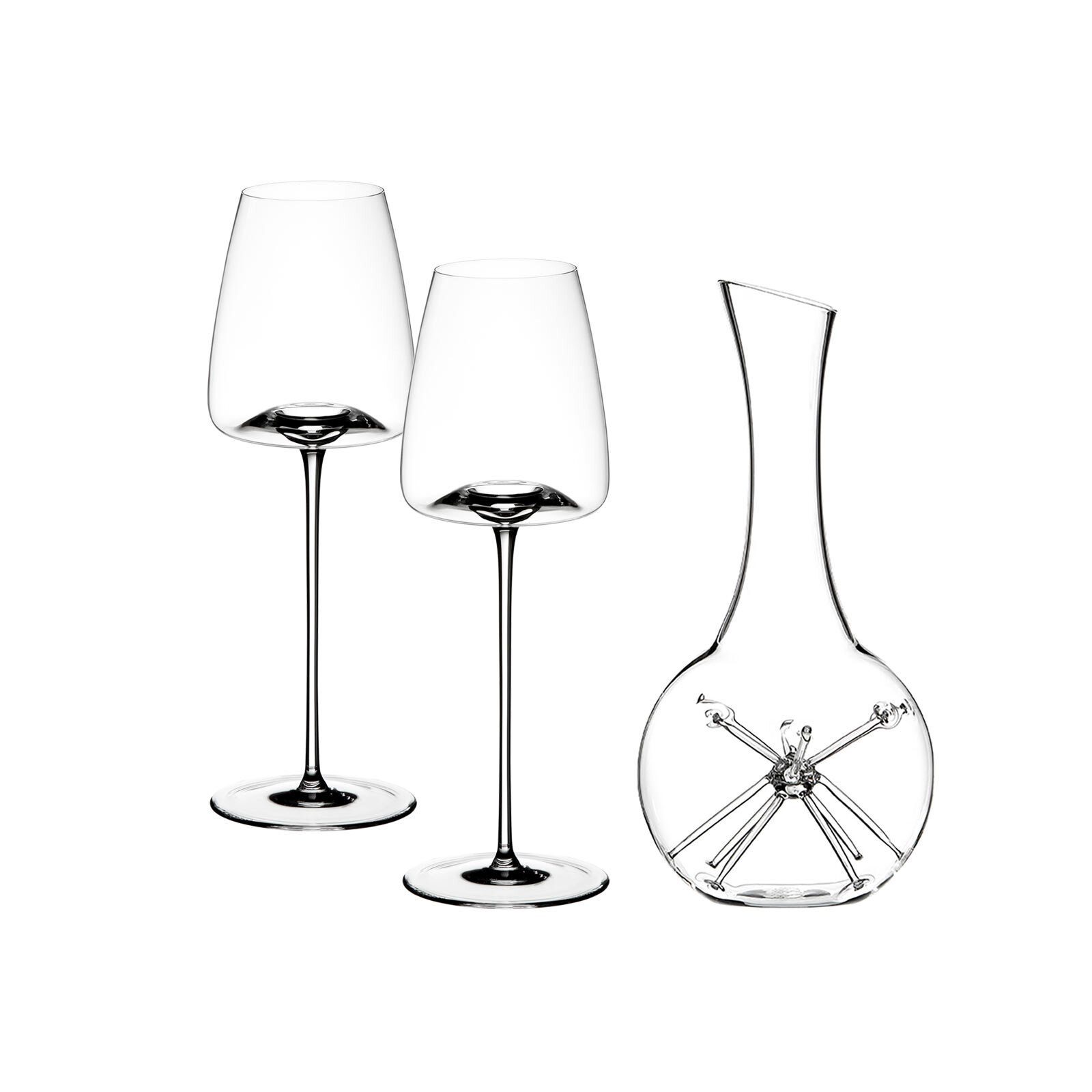 Weingläser Dekanter, Glas ZIEHER STAR + + Glas Fresh Vision mini